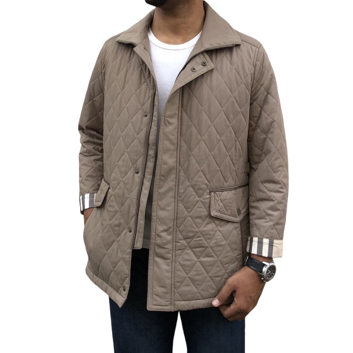 Burberry Burberry London Lined Novacheck Quilted Jacket Size US S / EU 44-46 / 1 - 3 Thumbnail