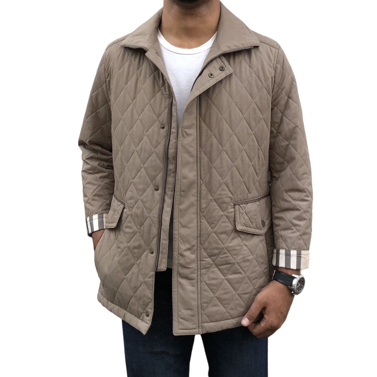 Burberry Burberry London Lined Novacheck Quilted Jacket Size US S / EU 44-46 / 1 - 5 Thumbnail