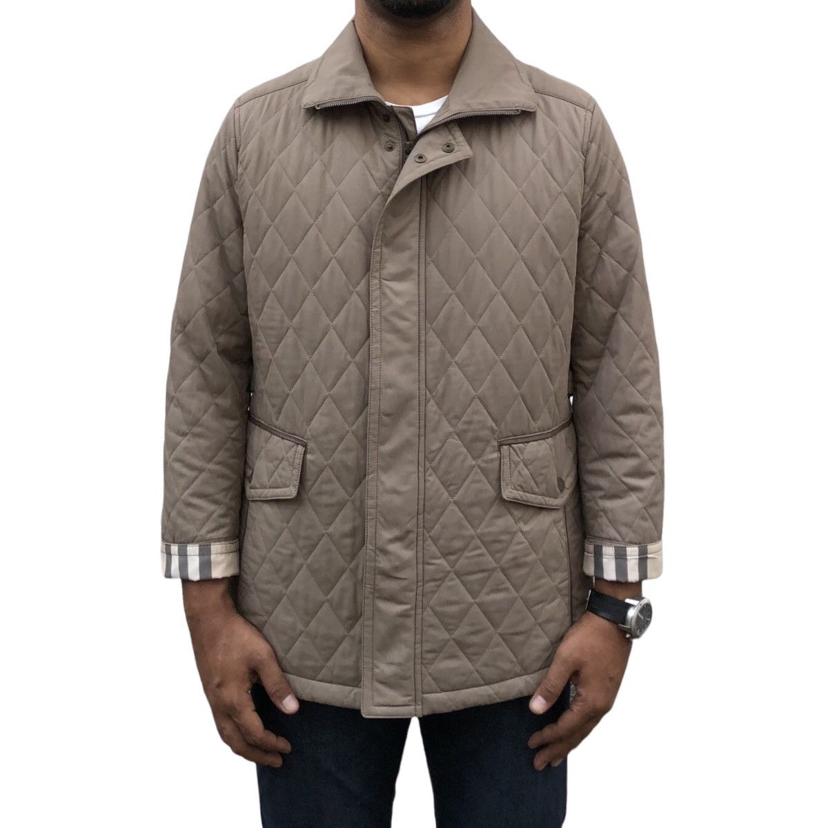 Burberry Burberry London Lined Novacheck Quilted Jacket Size US S / EU 44-46 / 1 - 4 Thumbnail