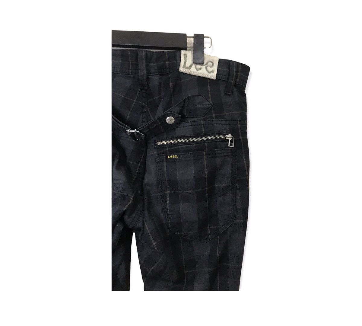 Lee Lee Cowboy Plaid Tartan Design Quarter Buckle Back Pant Size US 34 / EU 50 - 12 Thumbnail