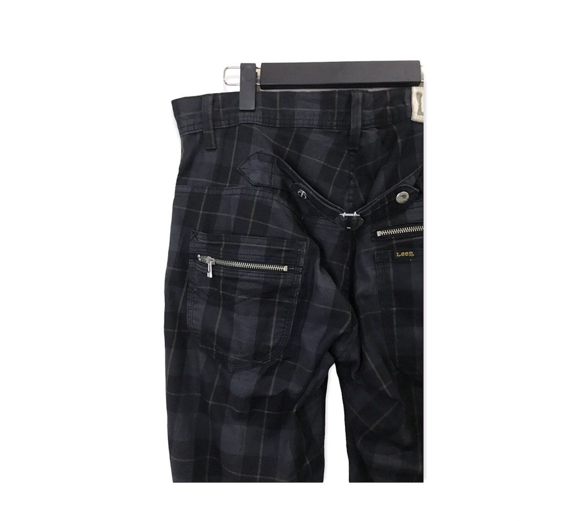 Lee Lee Cowboy Plaid Tartan Design Quarter Buckle Back Pant Size US 34 / EU 50 - 13 Thumbnail