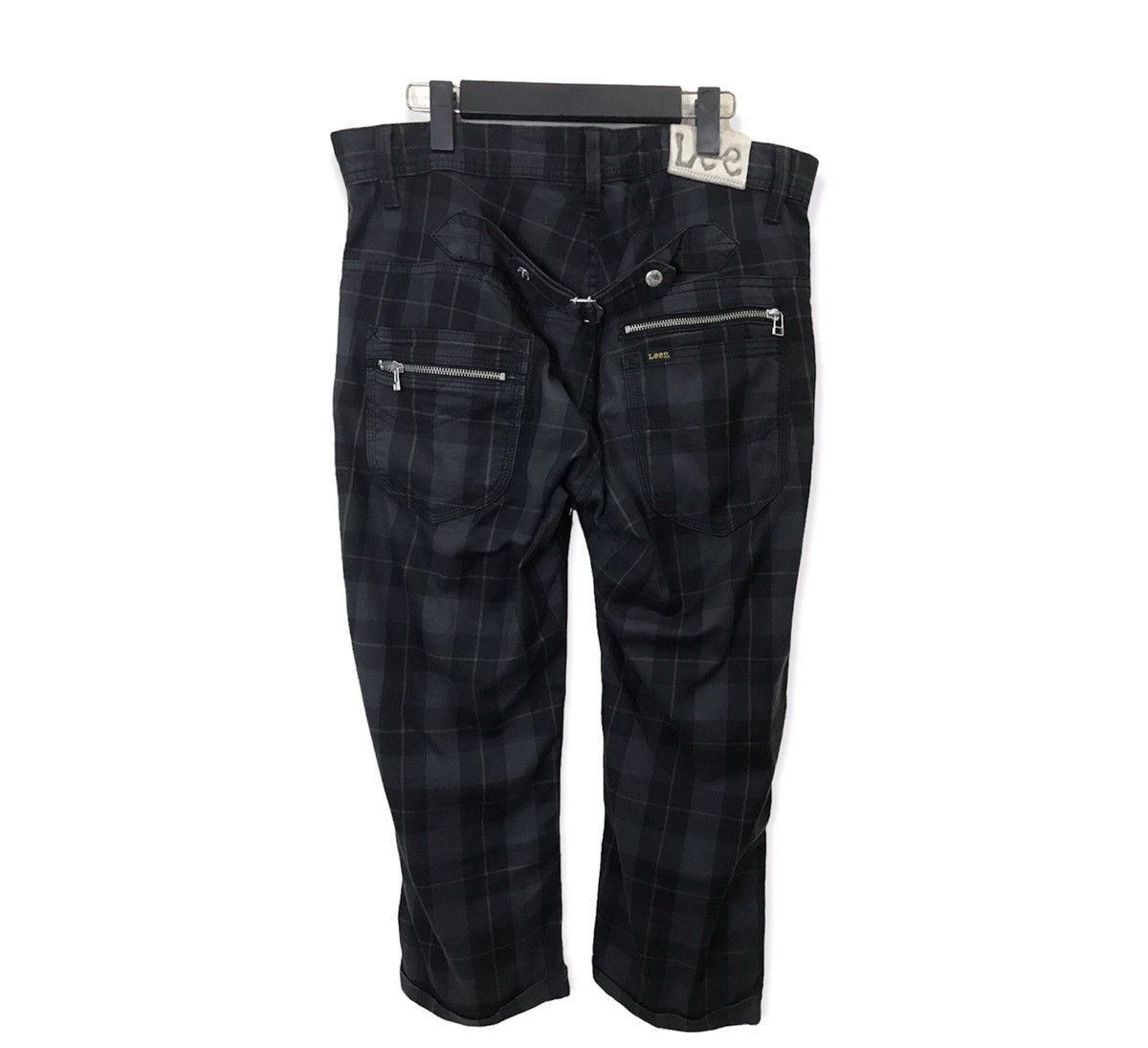 Lee Lee Cowboy Plaid Tartan Design Quarter Buckle Back Pant Size US 34 / EU 50 - 9 Thumbnail