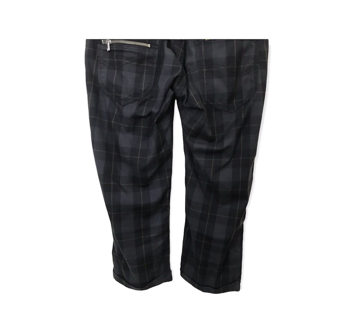 Lee Lee Cowboy Plaid Tartan Design Quarter Buckle Back Pant Size US 34 / EU 50 - 11 Thumbnail