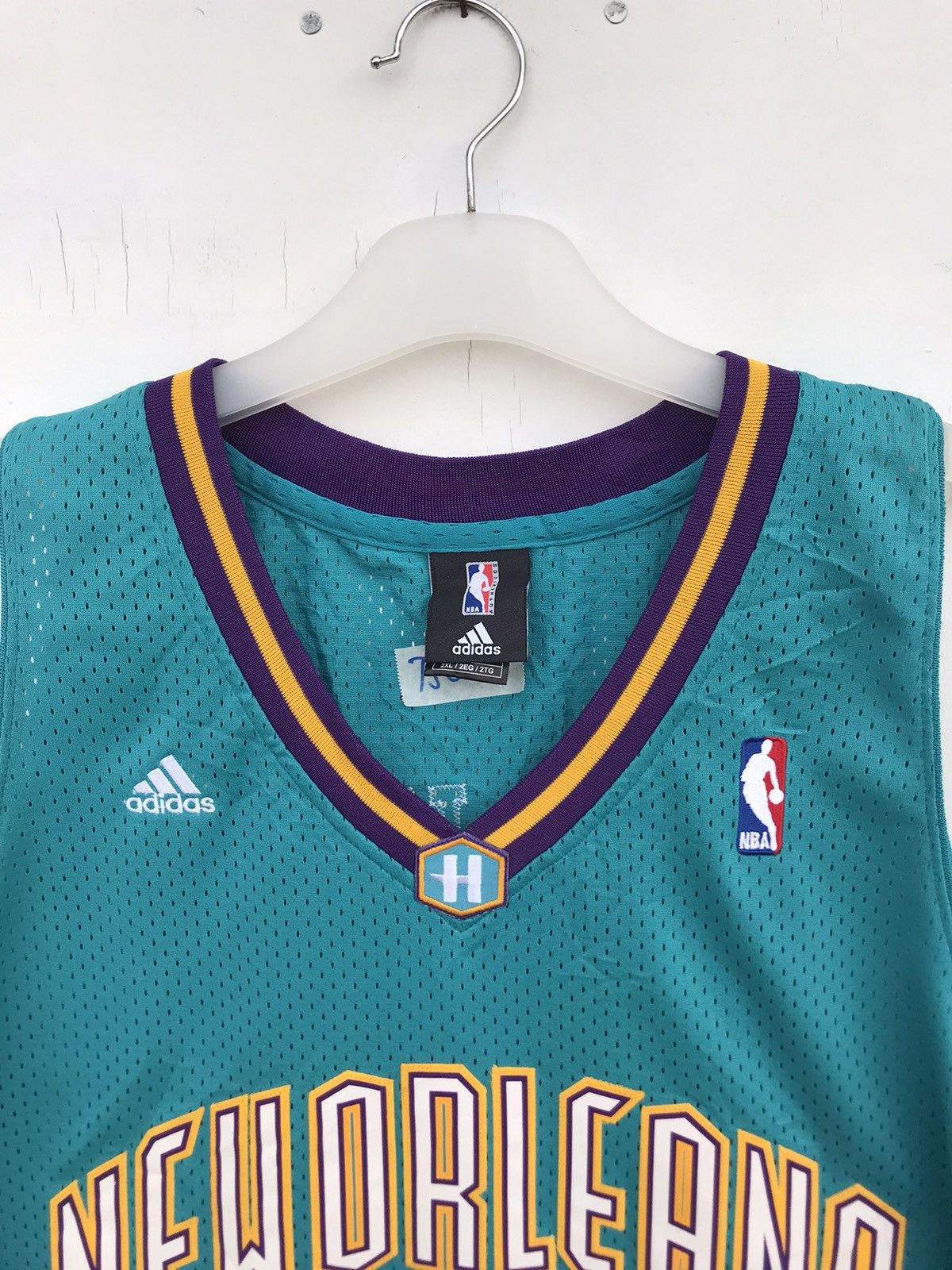 Adidas Vintage New Orleans Hornets Chris Paul NBA Jersey Size US XXL / EU 58 / 5 - 4 Thumbnail