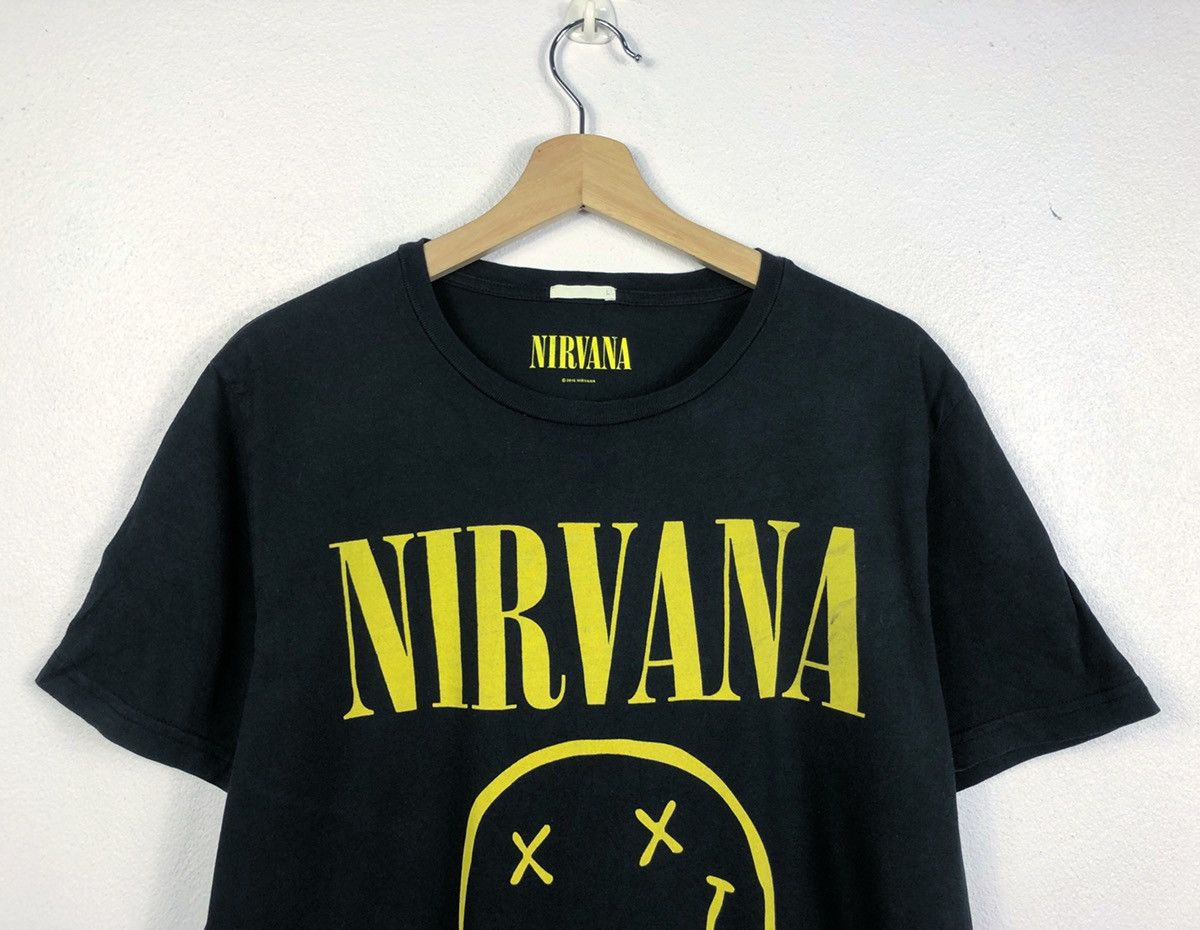 Nirvana Rare Nirvana Smiley Band Tee Size US L / EU 52-54 / 3 - 2 Thumbnail