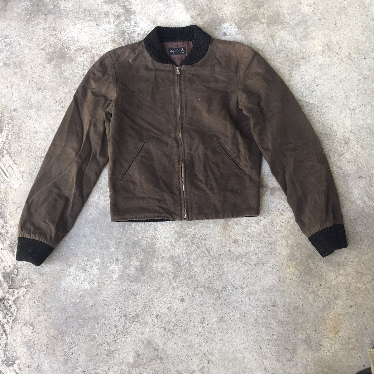 agnes b. Agnes.B Archival Cotton Blend Bomber Jacket Size US S / EU 44-46 / 1 - 5 Thumbnail