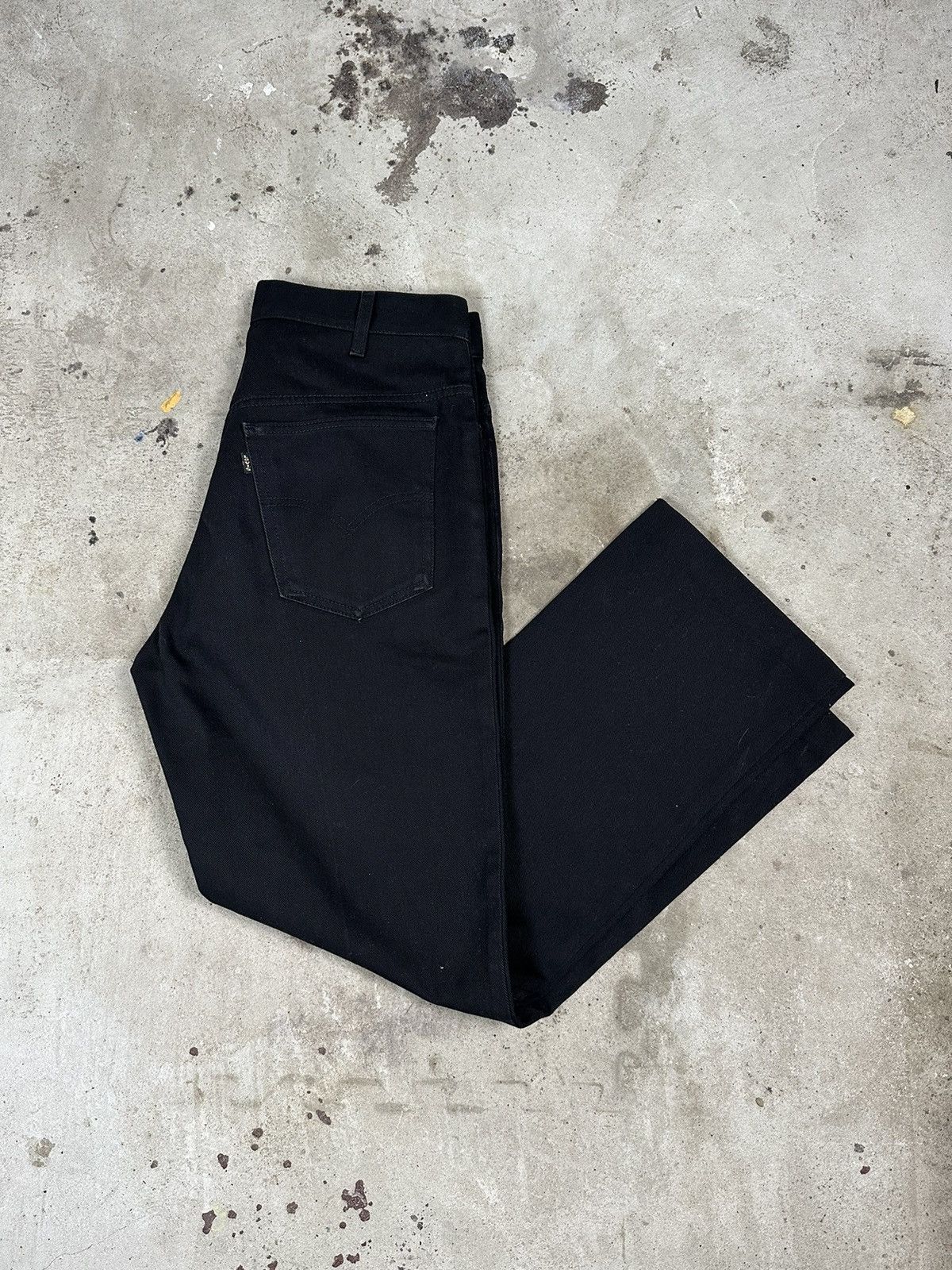 Vintage 1998 Levi’s 566 Sta-Prest Black Pants
