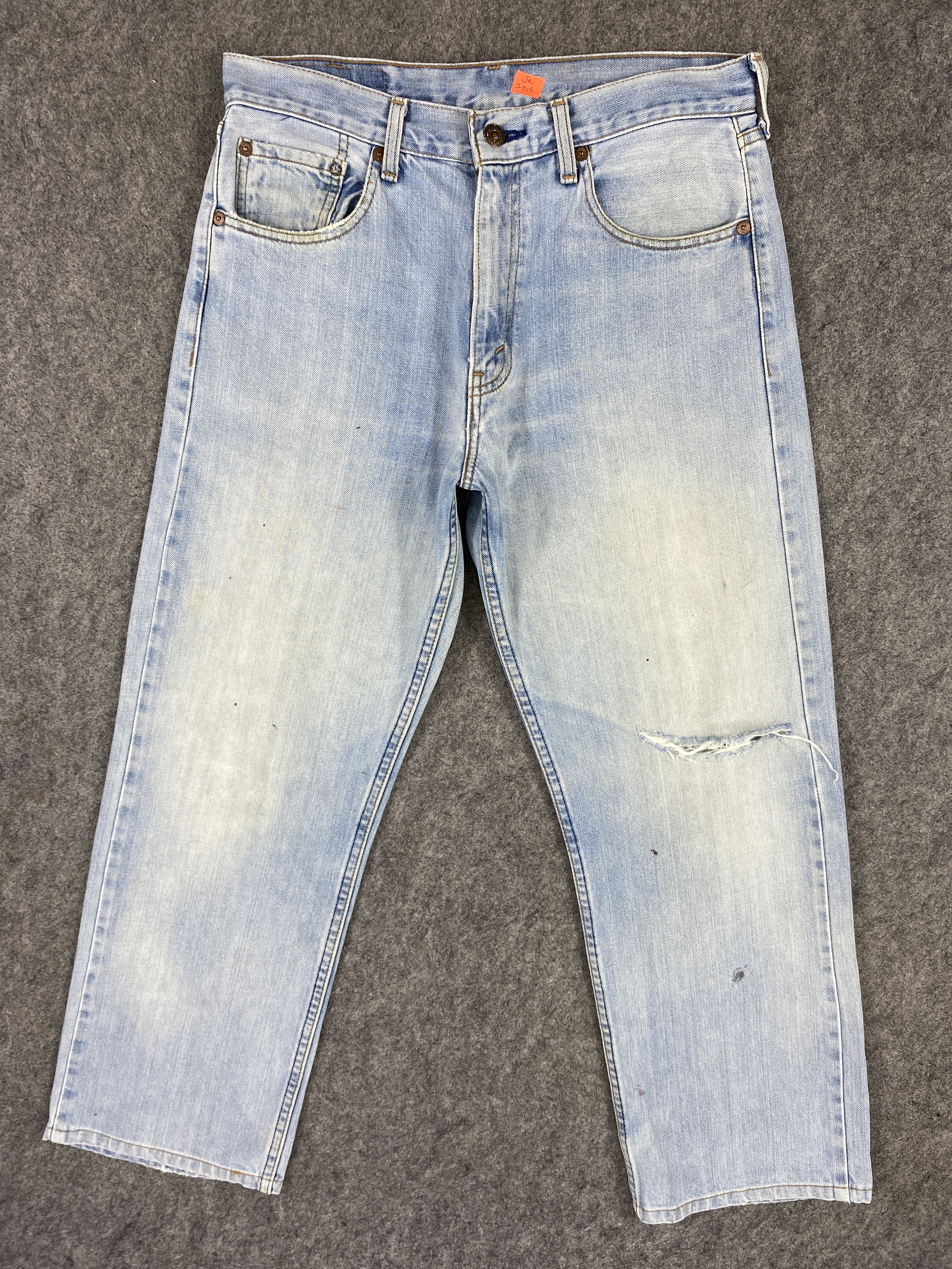 Levi's Light Blue Wash Vintage Levi's 512 31x28 Denim -JN2019 Size US 31 - 1 Thumbnail