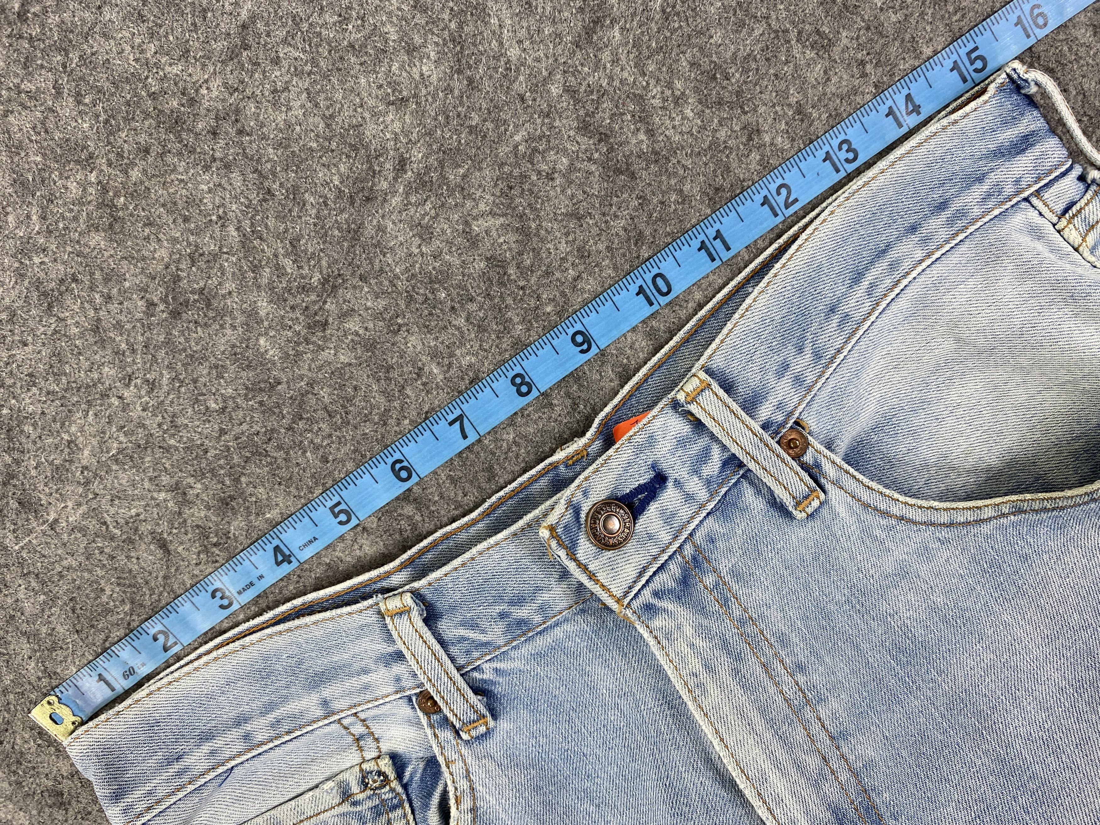 Levi's Light Blue Wash Vintage Levi's 512 31x28 Denim -JN2019 Size US 31 - 5 Thumbnail
