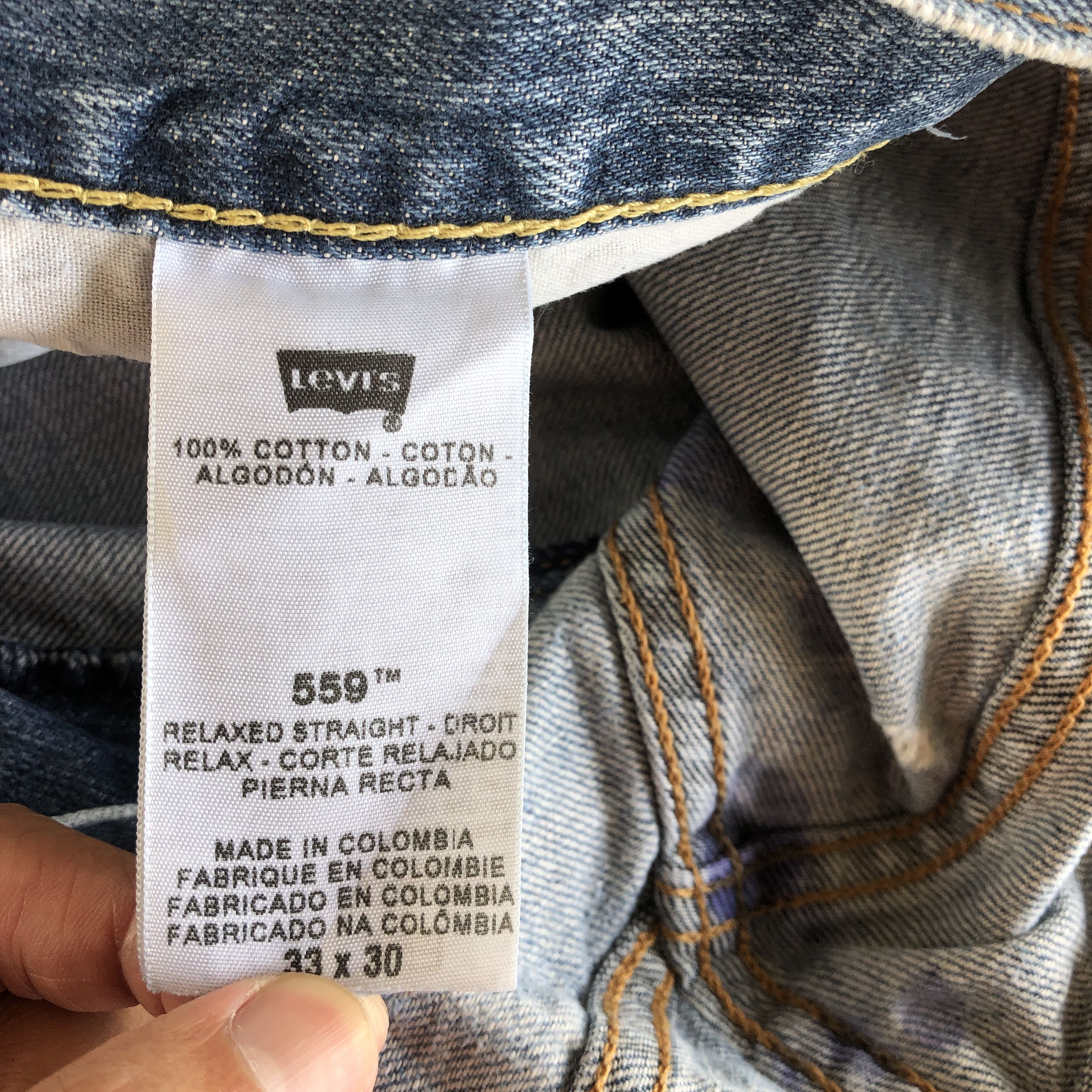 Levi's Vintage Levis 559 Distressed Jeans Levi's Painter Denim Size US 34 / EU 50 - 9 Thumbnail