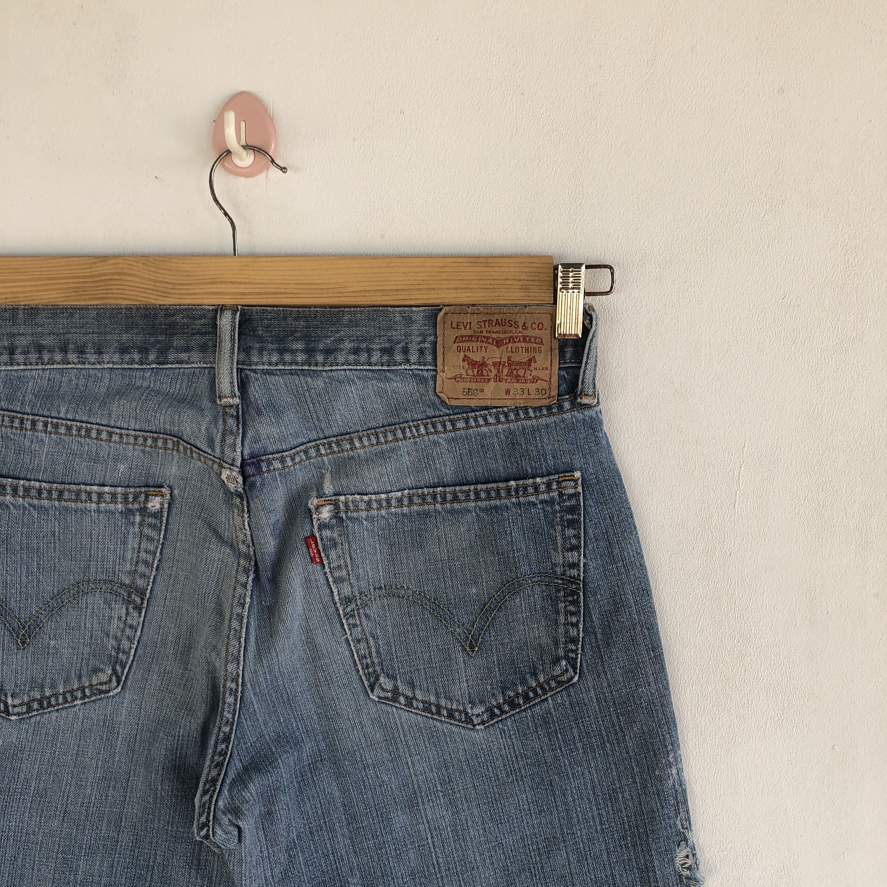 Levi's Vintage Levis 559 Distressed Jeans Levi's Painter Denim Size US 34 / EU 50 - 5 Thumbnail