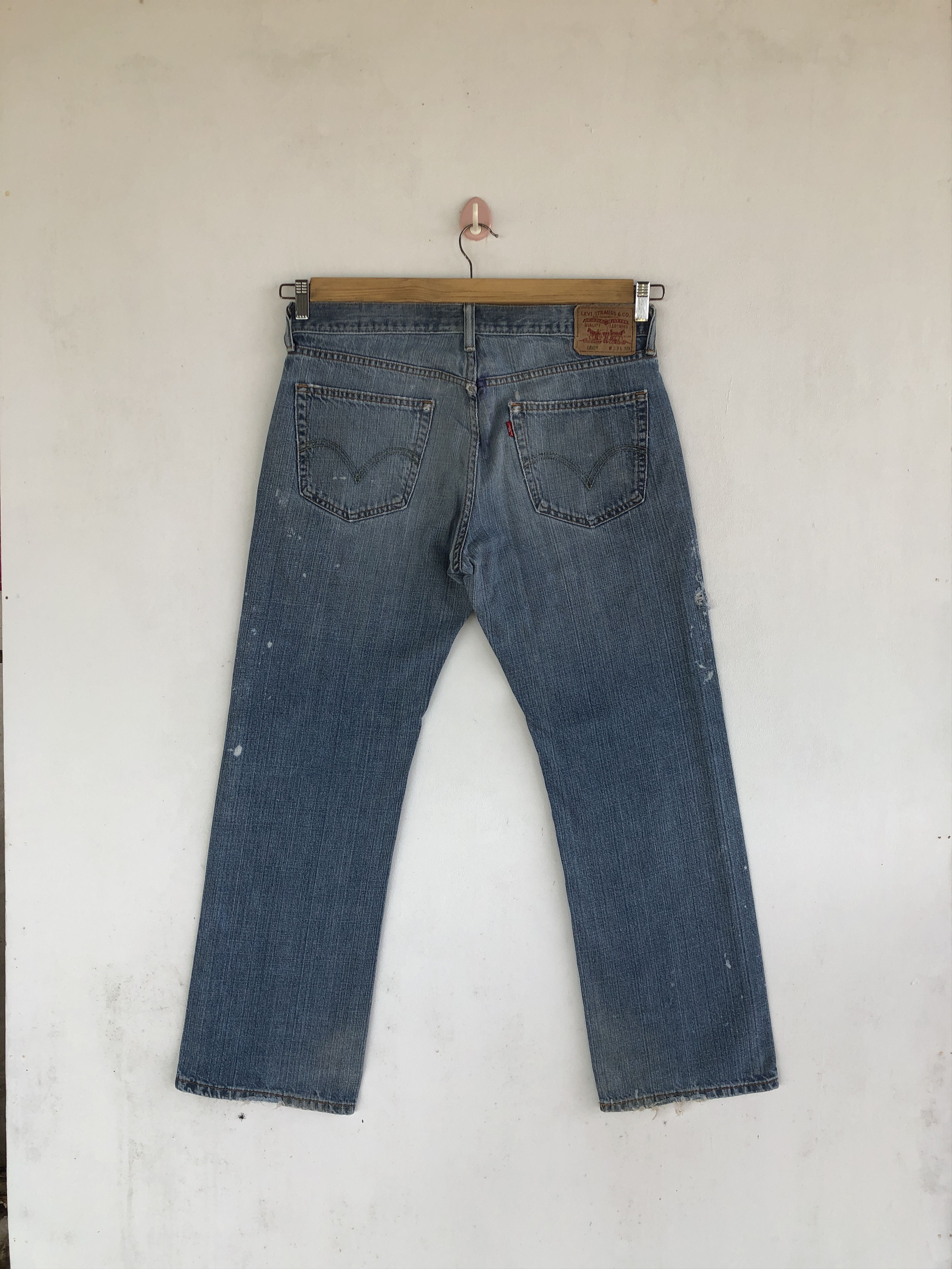 Levi's Vintage Levis 559 Distressed Jeans Levi's Painter Denim Size US 34 / EU 50 - 2 Thumbnail
