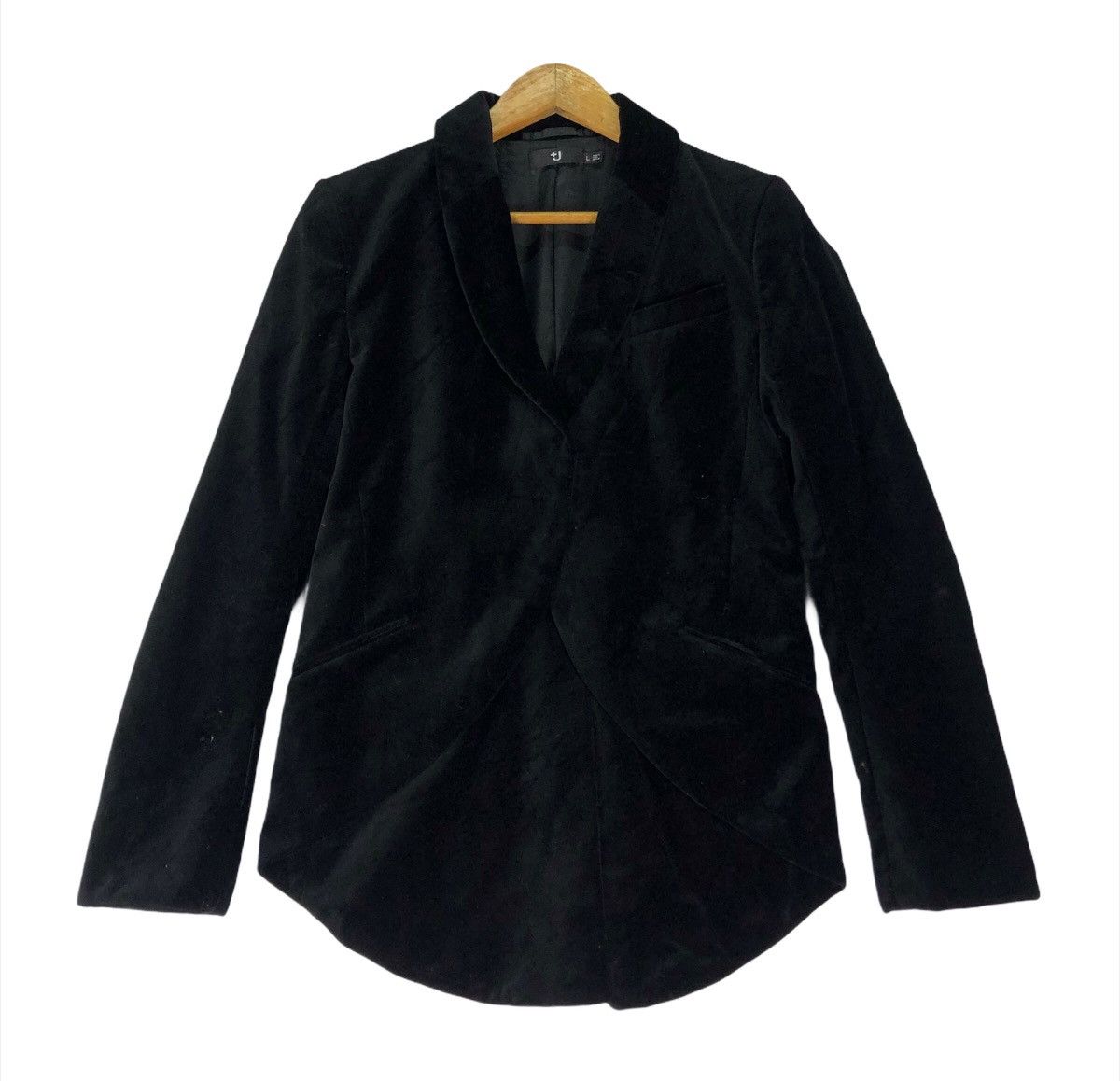 Jil Sander × Uniqlo 🌟UNIQLO X JIL SANDER Velvet One Button Jacket Size L / US 10 / IT 46 - 2 Thumbnail