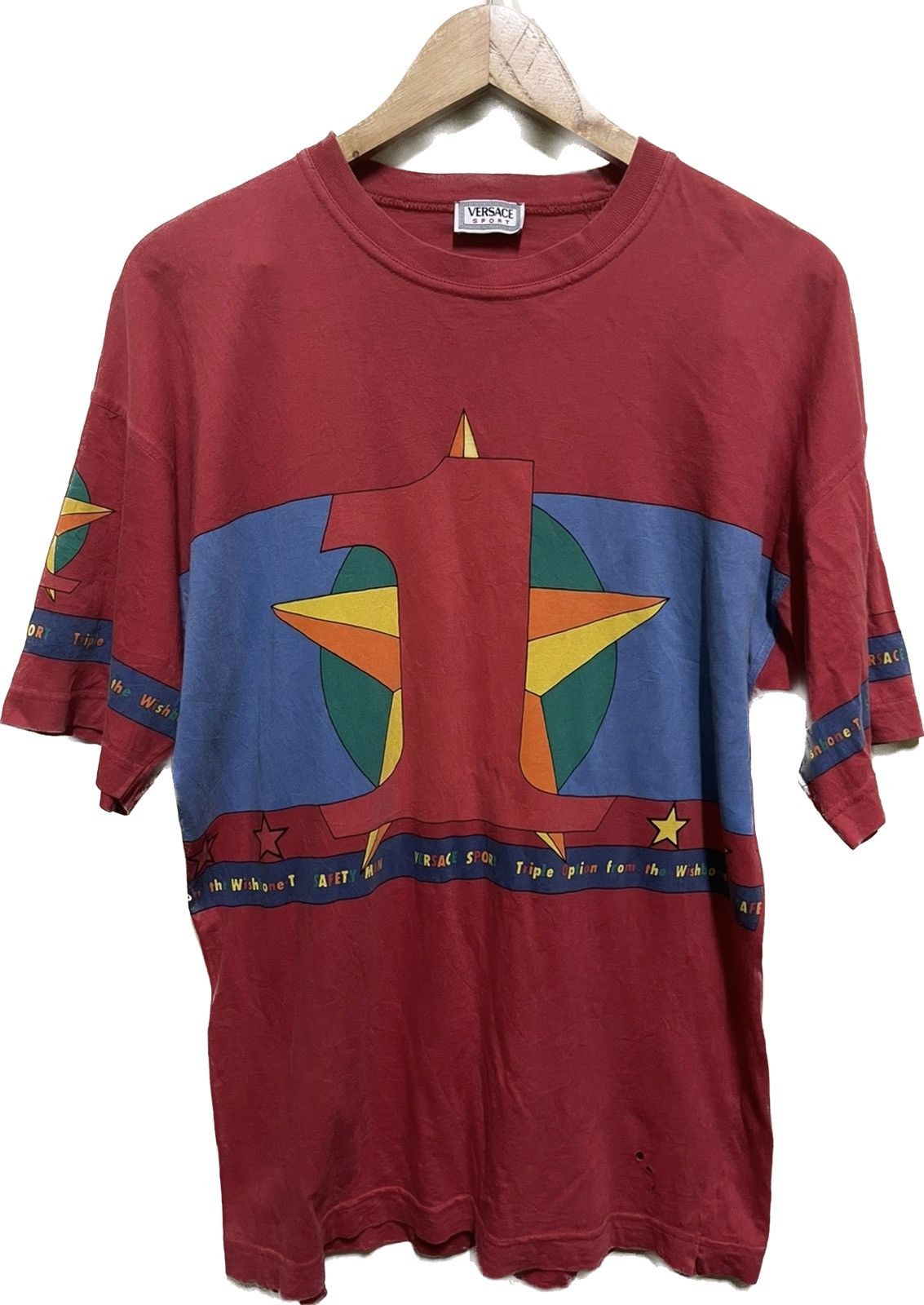 Versace Vintage 90s VERSACE Sport T-shirt Size US M / EU 48-50 / 2 - 1 Thumbnail
