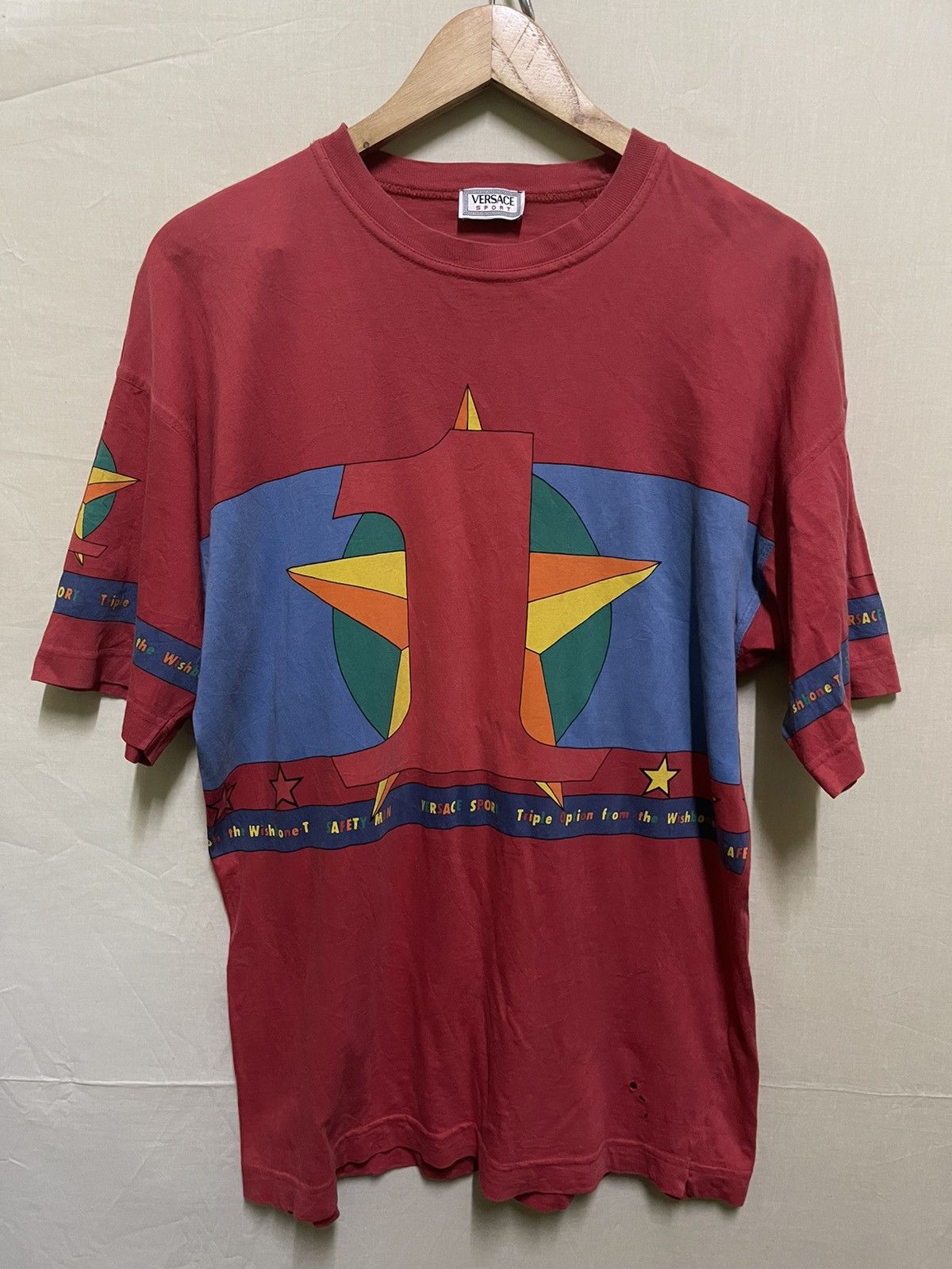 Versace Vintage 90s VERSACE Sport T-shirt Size US M / EU 48-50 / 2 - 10 Thumbnail