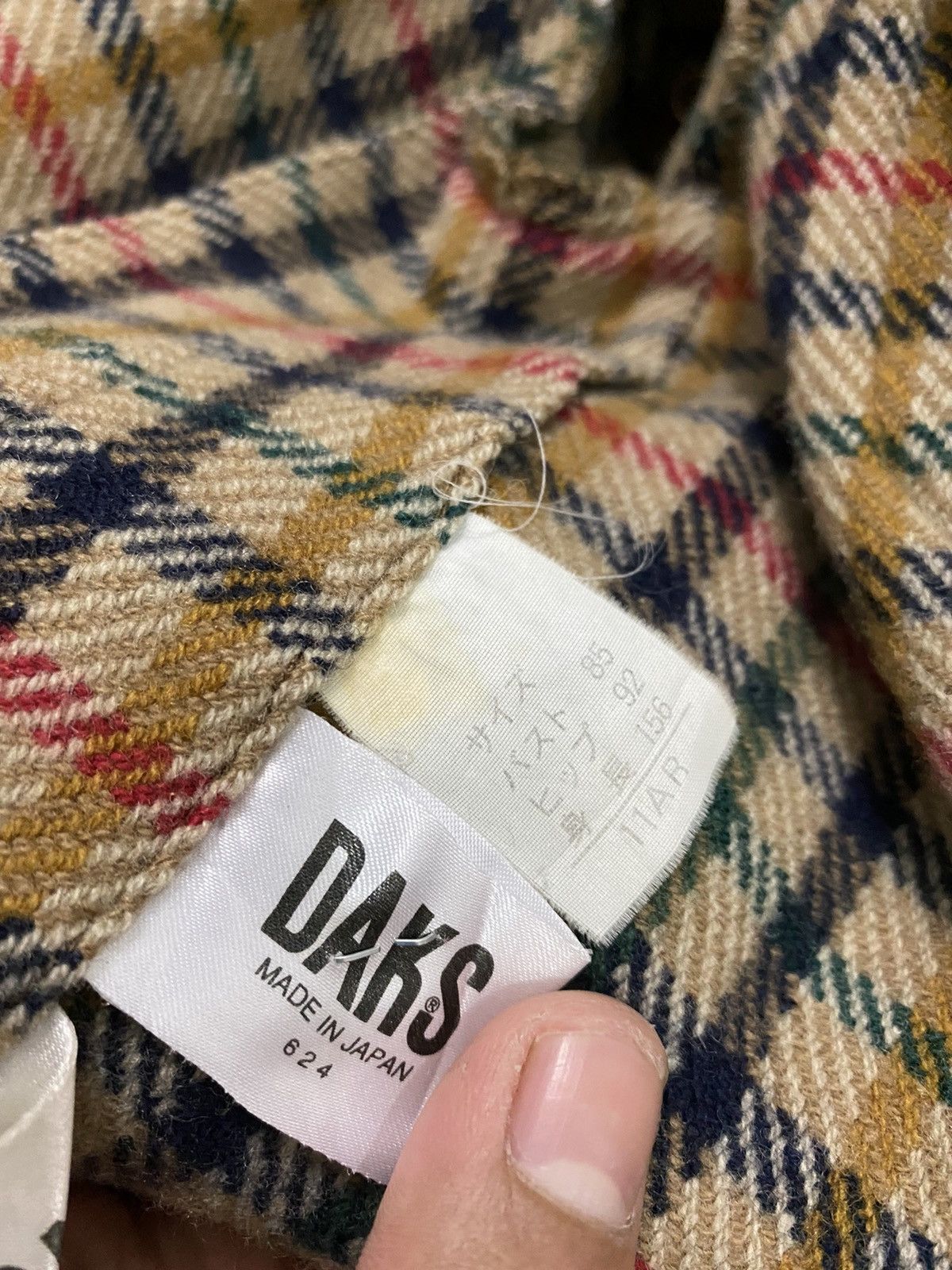 DAKS DAKS LONDON NOVACHECK LONDON JACKET Size US M / EU 48-50 / 2 - 8 Thumbnail