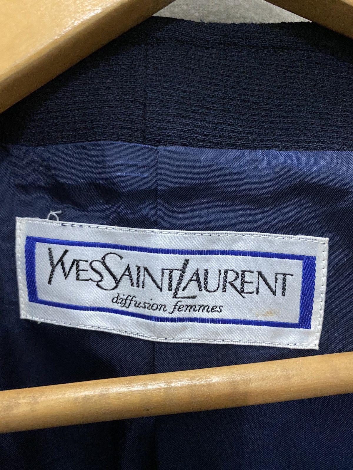 Yves Saint Laurent VINTAGE YVES SAINT LAURENT CROP JACKET Size US S / EU 44-46 / 1 - 6 Thumbnail