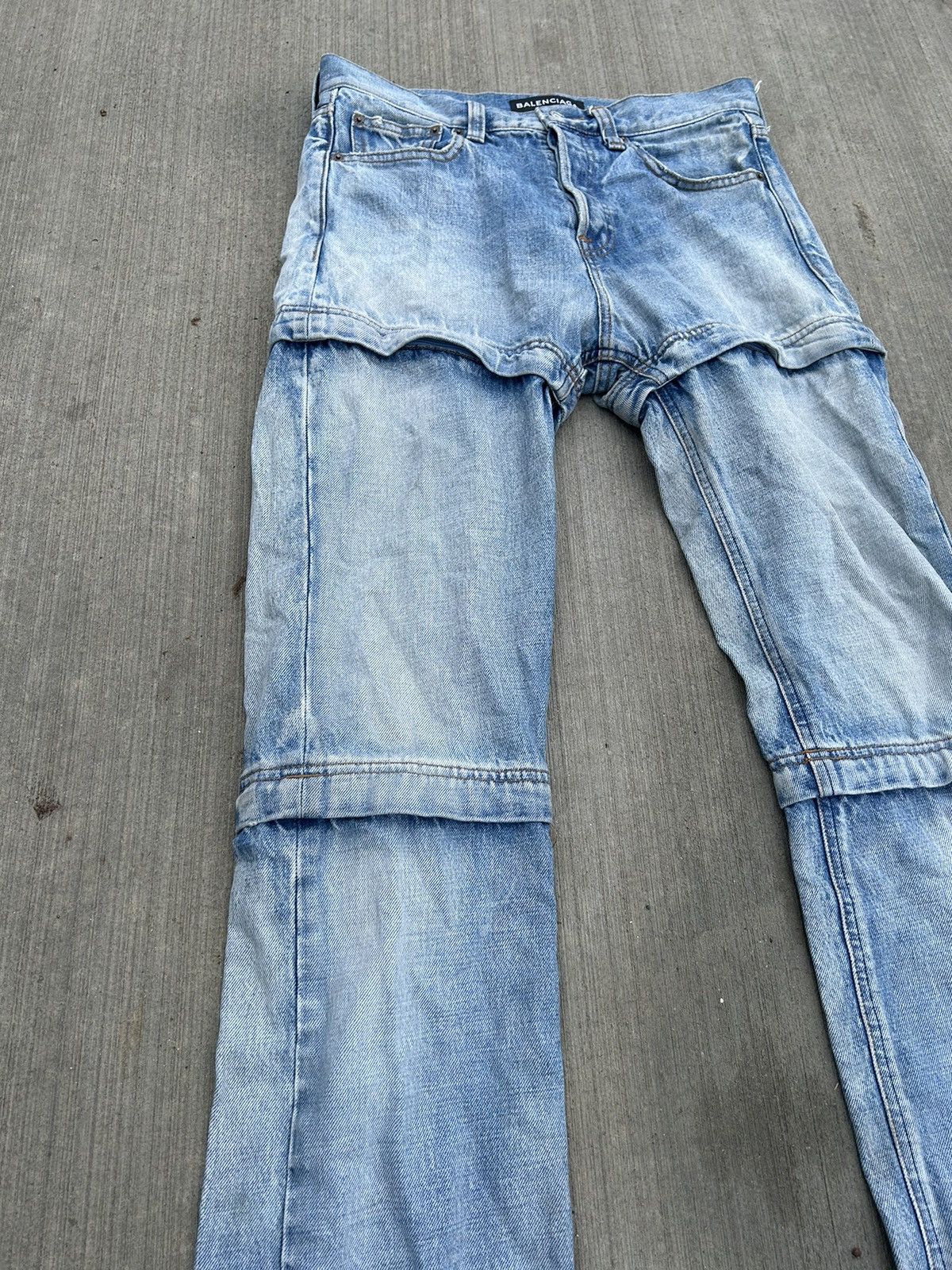 Balenciaga Balenciaga SS18 Convertible Blue Denim Size US 30 / EU 46 - 5 Thumbnail
