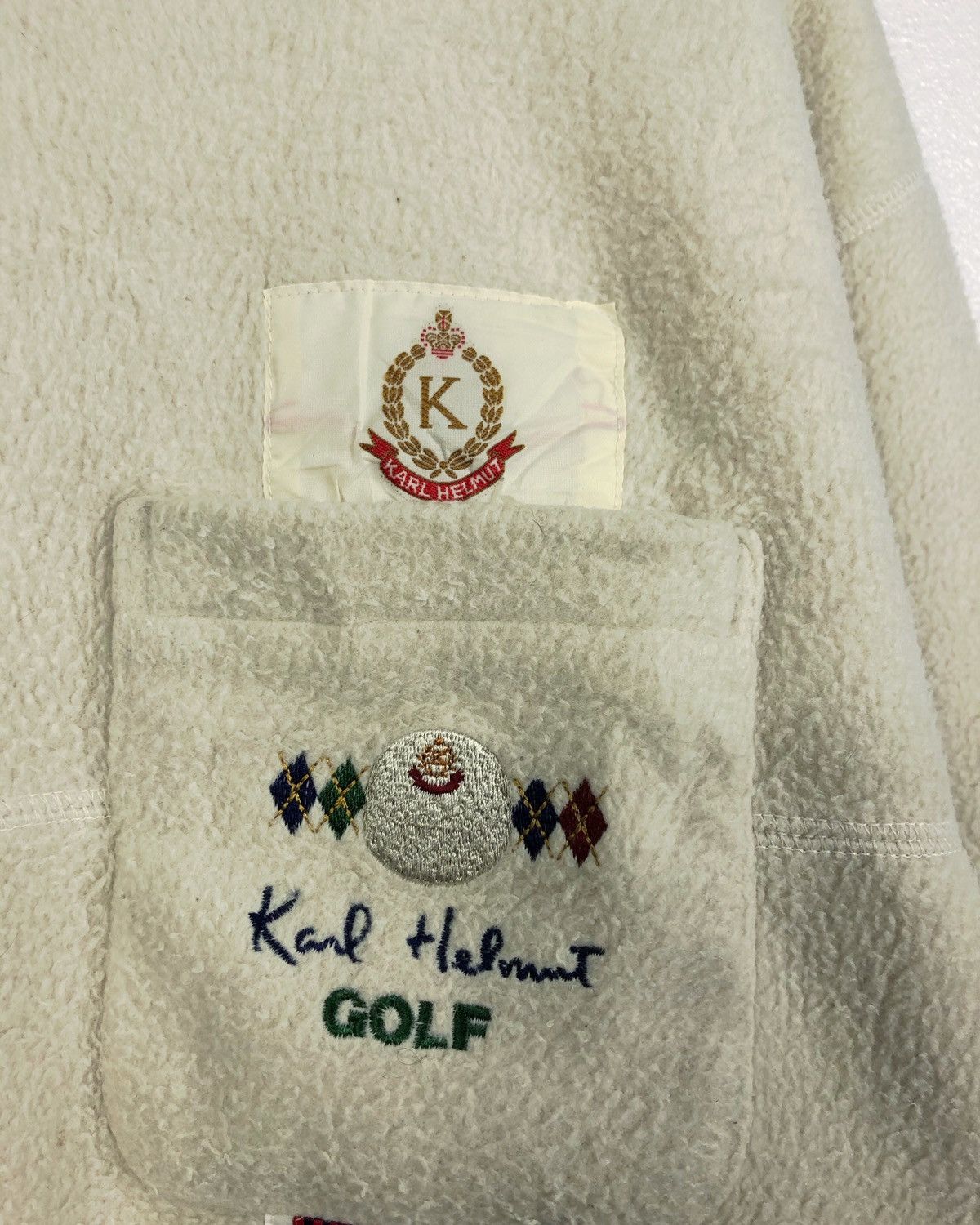Karl Helmut Rare Vintage Karl Helmut Golf Fleece Sweatshirt Size US L / EU 52-54 / 3 - 3 Thumbnail