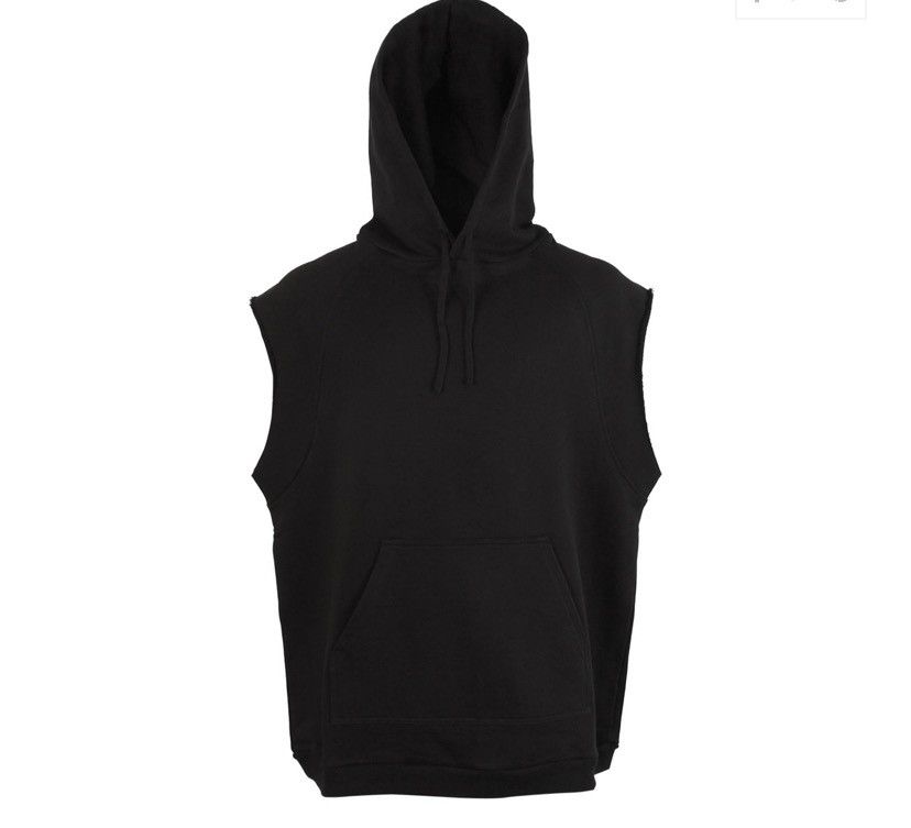 Raf Simons Raf Simons Sleeveless Graphic Hoodie In Black Green Size US L / EU 52-54 / 3 - 2 Thumbnail
