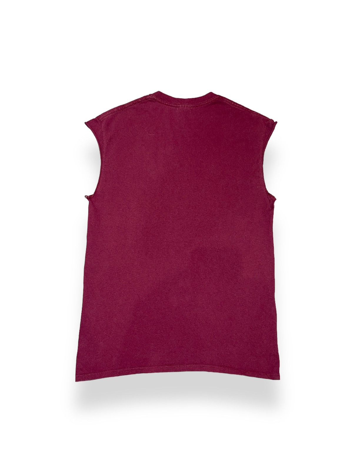 Gildan × Vintage Vintage Gildan "Celine Paris" Burgundy Custom Tank Top Size M / US 6-8 / IT 42-44 - 6 Thumbnail
