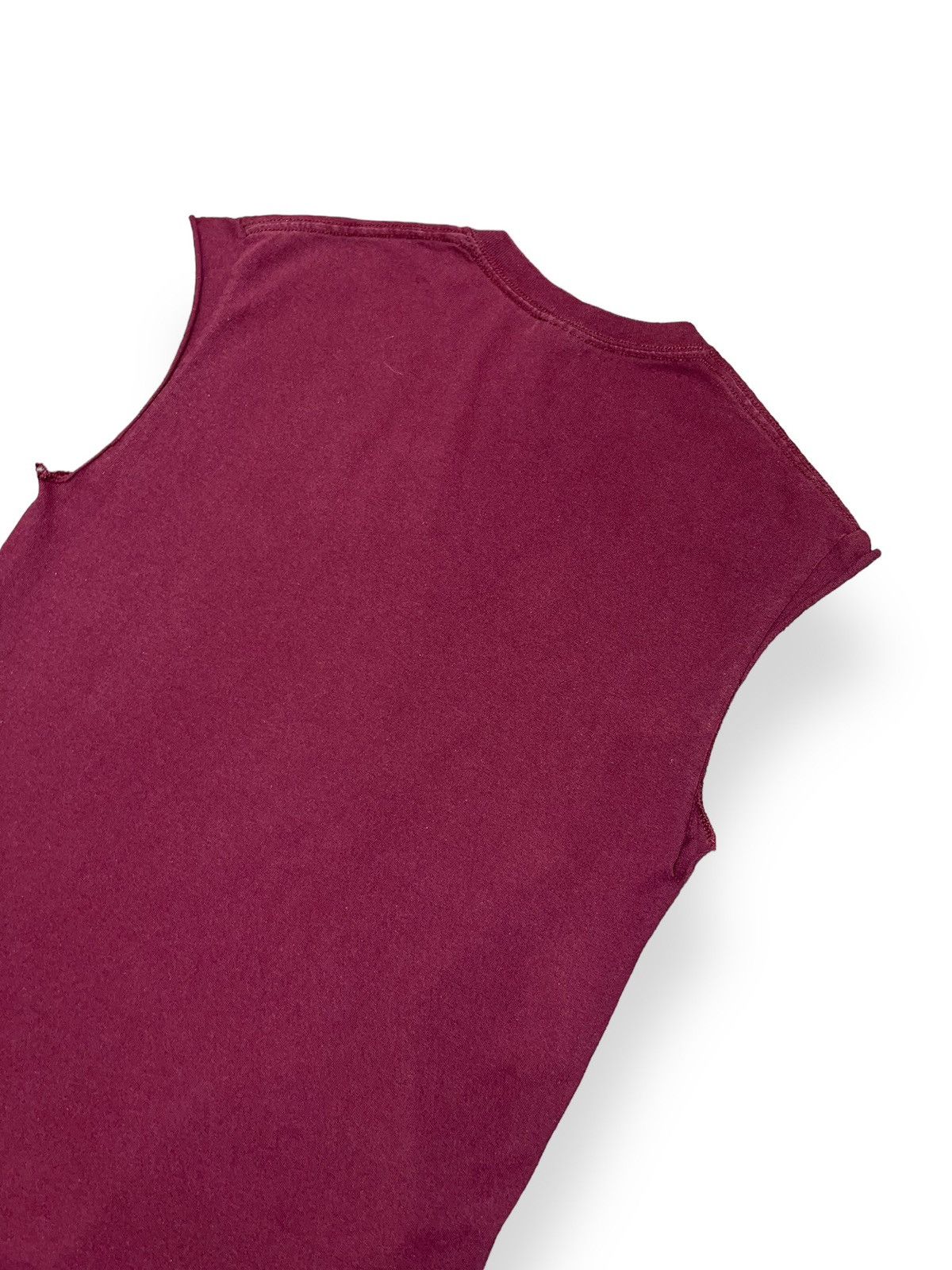 Gildan × Vintage Vintage Gildan "Celine Paris" Burgundy Custom Tank Top Size M / US 6-8 / IT 42-44 - 9 Thumbnail