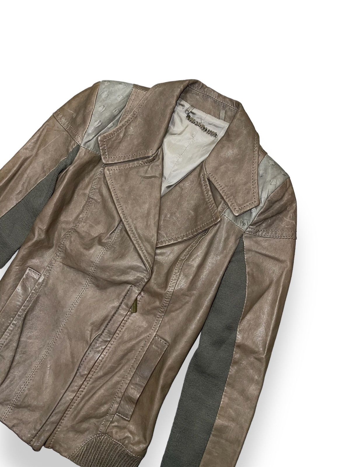 Leather Anna Rita N Light Brown Leather Jacket Size S / US 4 / IT 40 - 5 Thumbnail