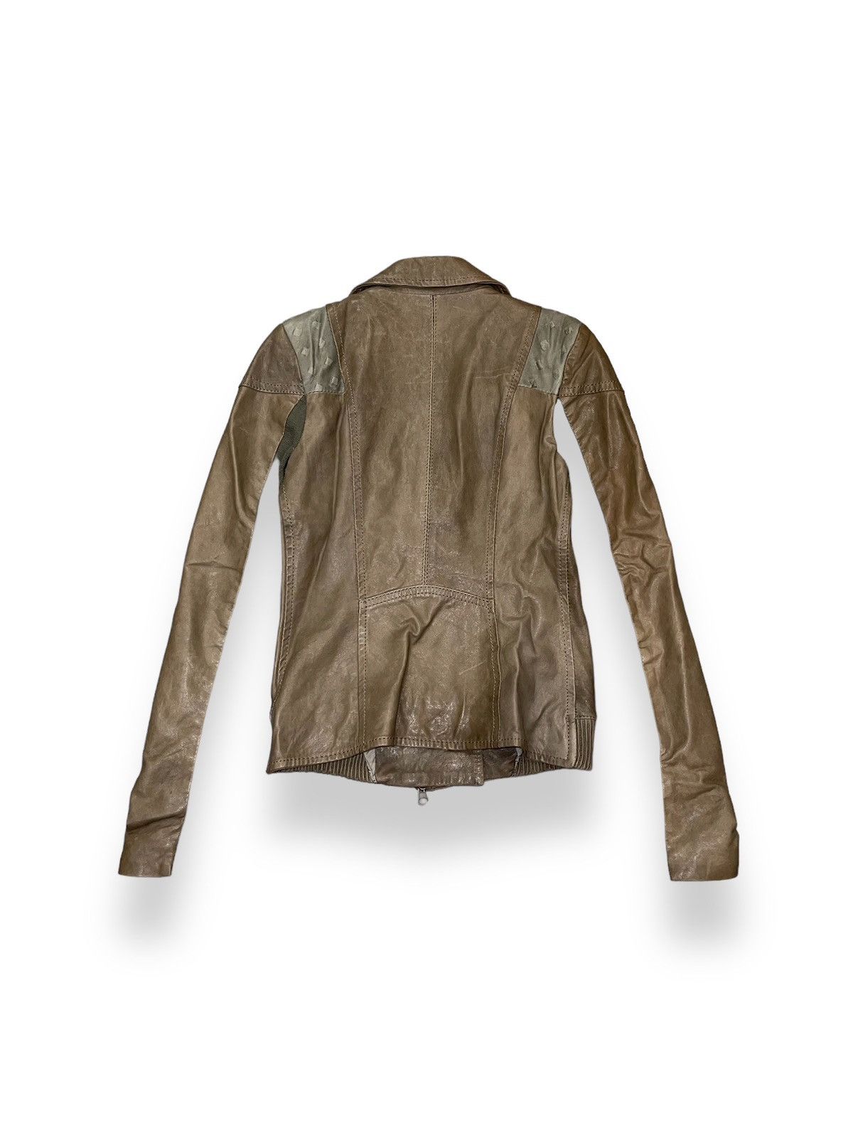 Leather Anna Rita N Light Brown Leather Jacket Size S / US 4 / IT 40 - 2 Thumbnail