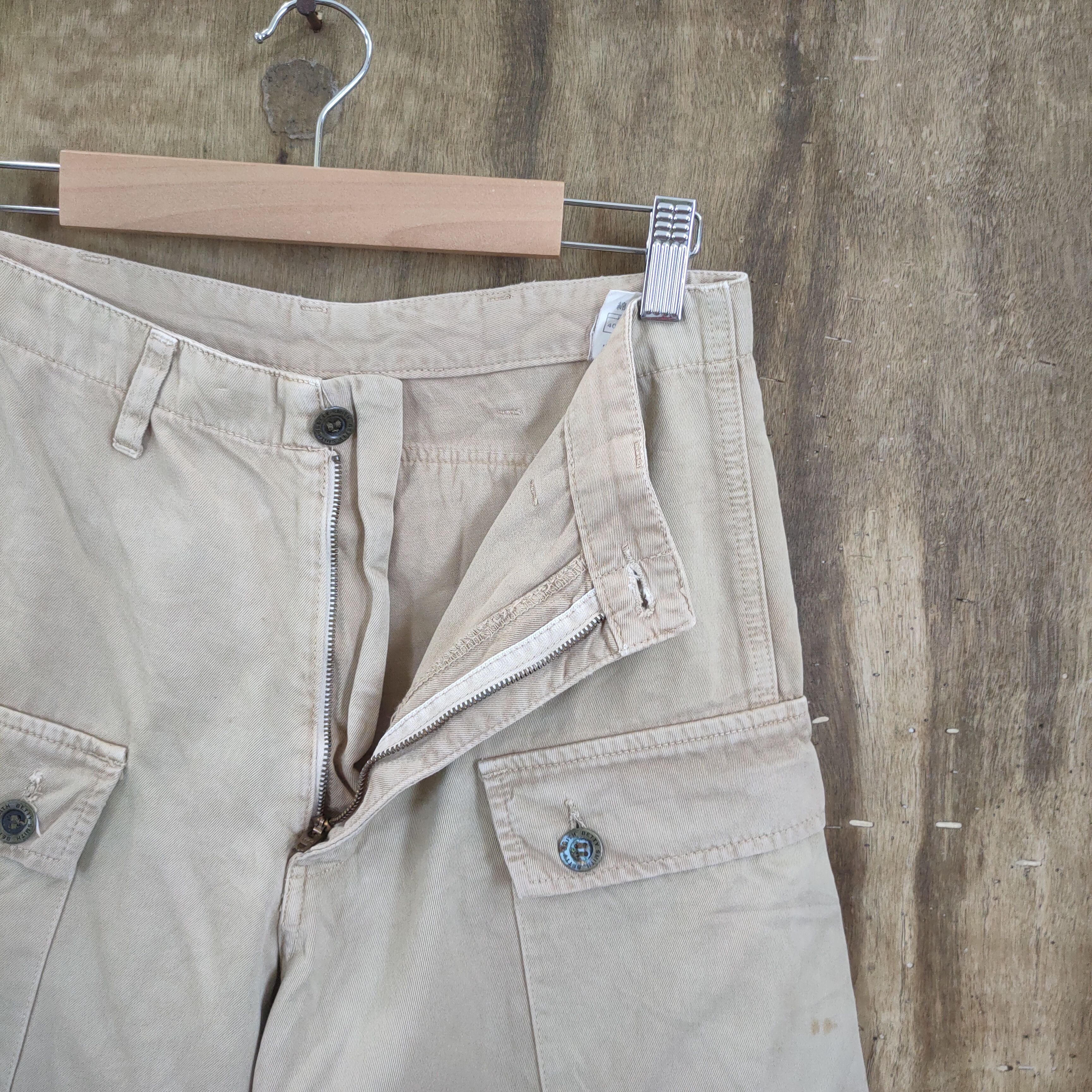 Japanese Brand VINTAGE BETTY SMITH MONKEY CARGO PANTS Size US 26 / EU 42 - 9 Thumbnail