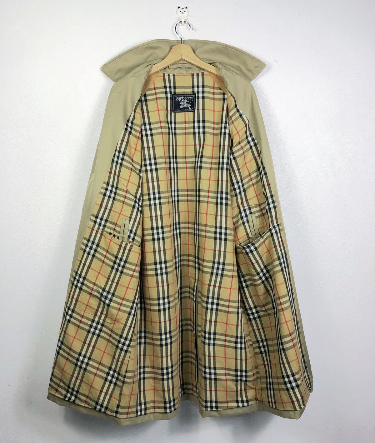 Burberry Prorsum Vtg Burberrys Nova Check Trenchcoat Jacket Made in England Size US M / EU 48-50 / 2 - 8 Thumbnail