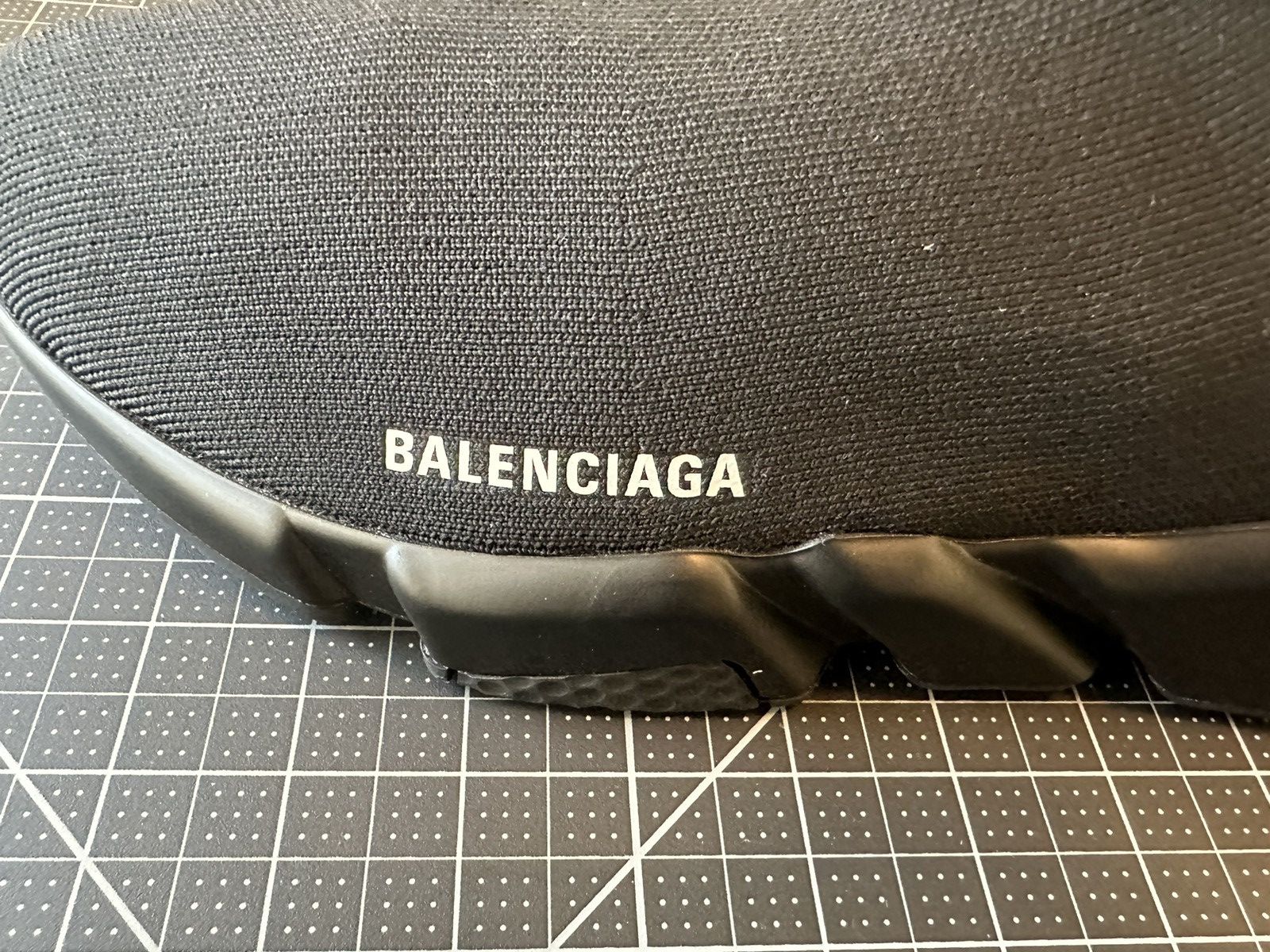 Balenciaga Balenciaga Speed LT logo-print stretch-knit Black Size US 12 / EU 45 - 4 Thumbnail