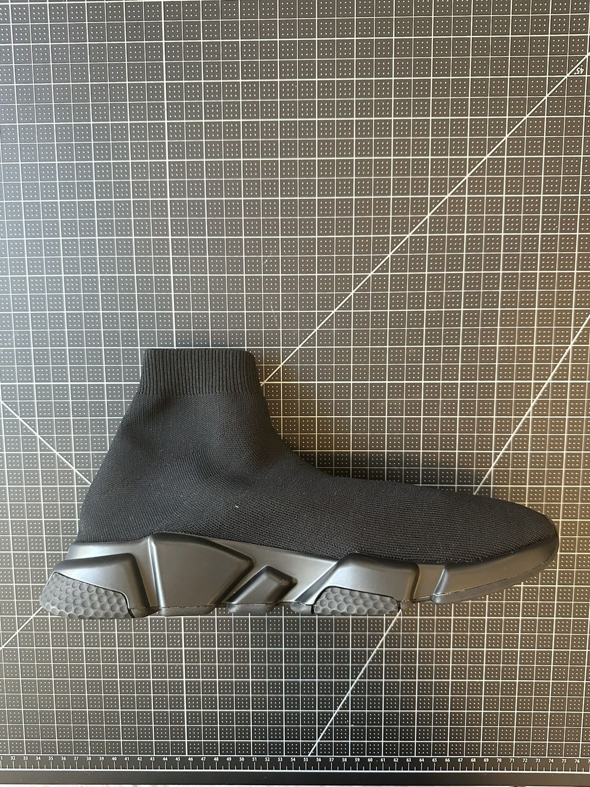 Balenciaga Balenciaga Speed LT logo-print stretch-knit Black Size US 12 / EU 45 - 3 Thumbnail