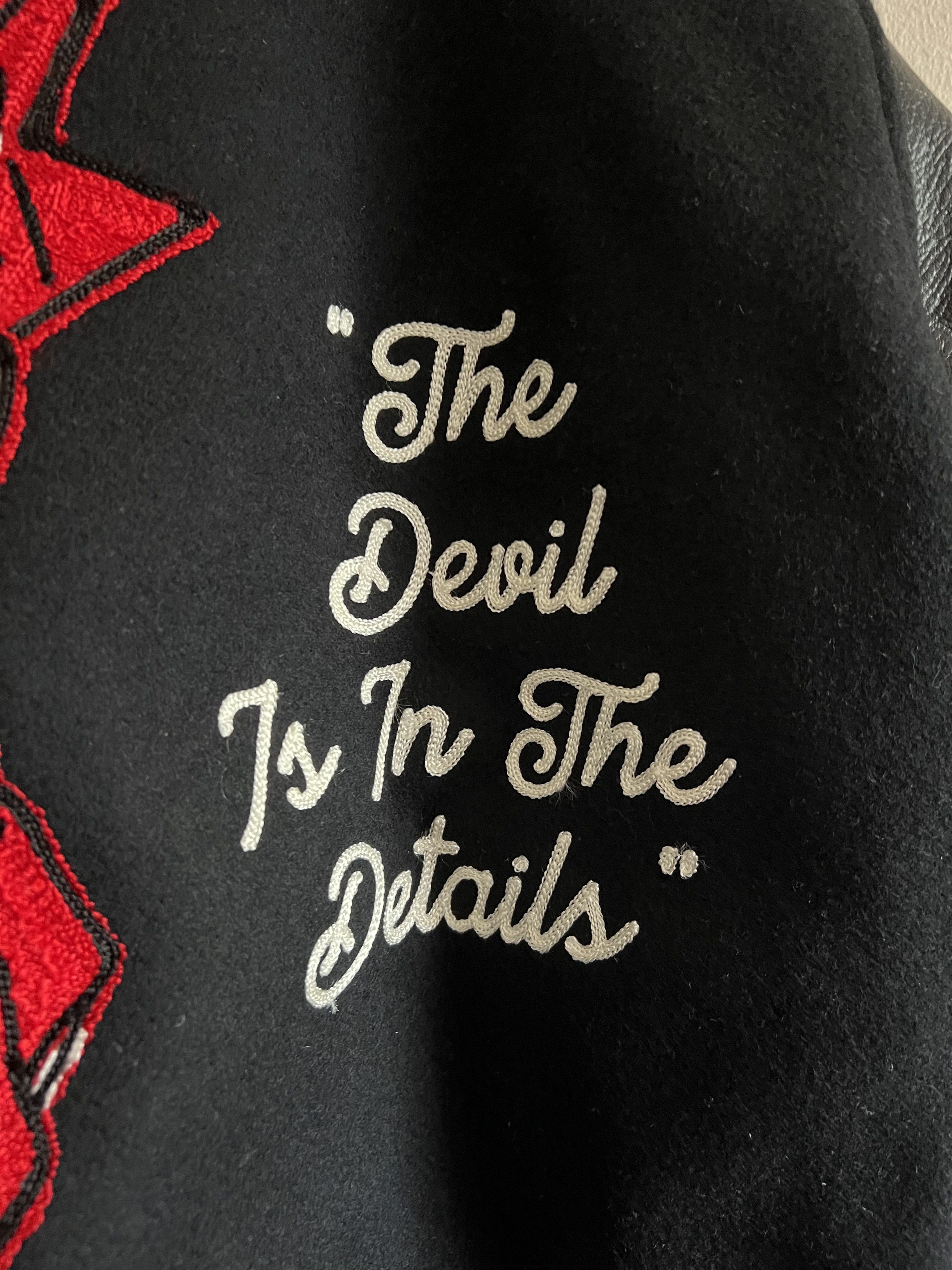 Saint Michael Saint Michael Devil Varsity Jacket in Black Size US XL / EU 56 / 4 - 9 Thumbnail