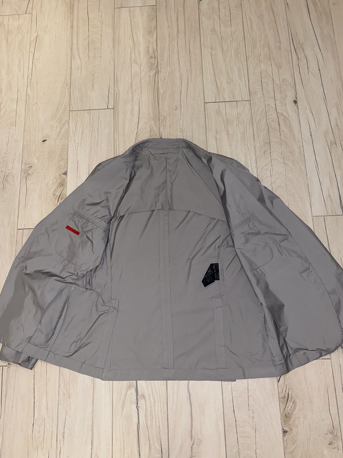 Prada SS08 Prada Red Tab Logo Gray Blazer Jacket Size US M / EU 48-50 / 2 - 11 Thumbnail
