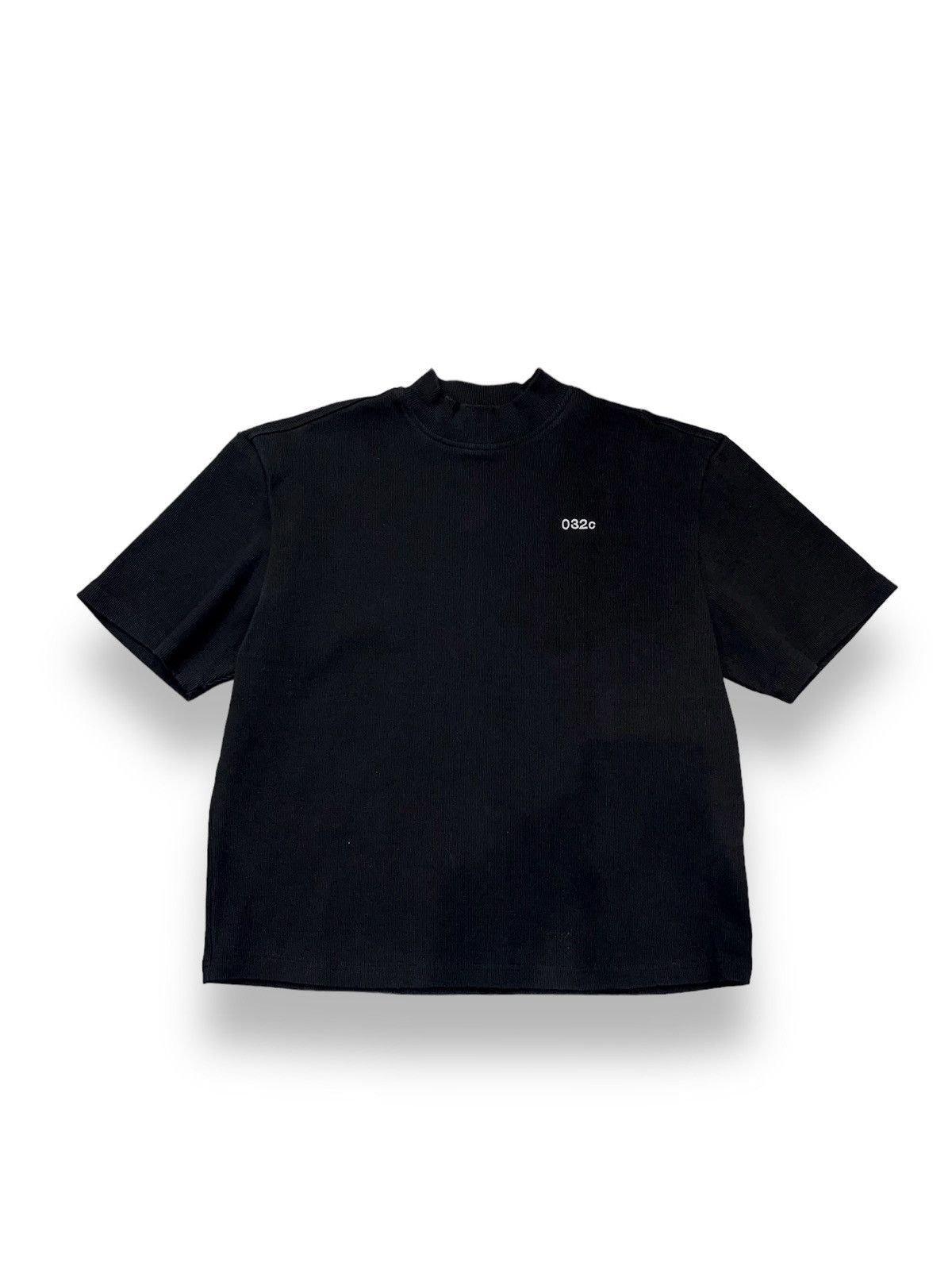 032c 032c Small Logo Black Mock Neck Thick Short SleeveT-Shirt Size US M / EU 48-50 / 2 - 2 Thumbnail
