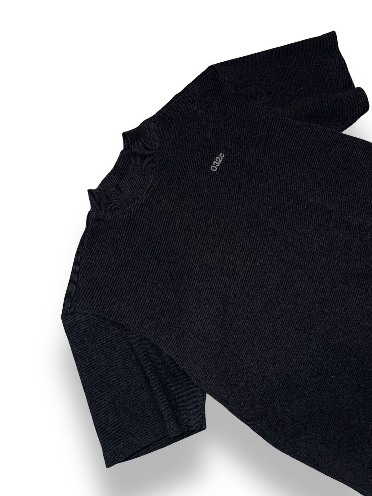 032c 032c Small Logo Black Mock Neck Thick Short SleeveT-Shirt Size US M / EU 48-50 / 2 - 7 Thumbnail