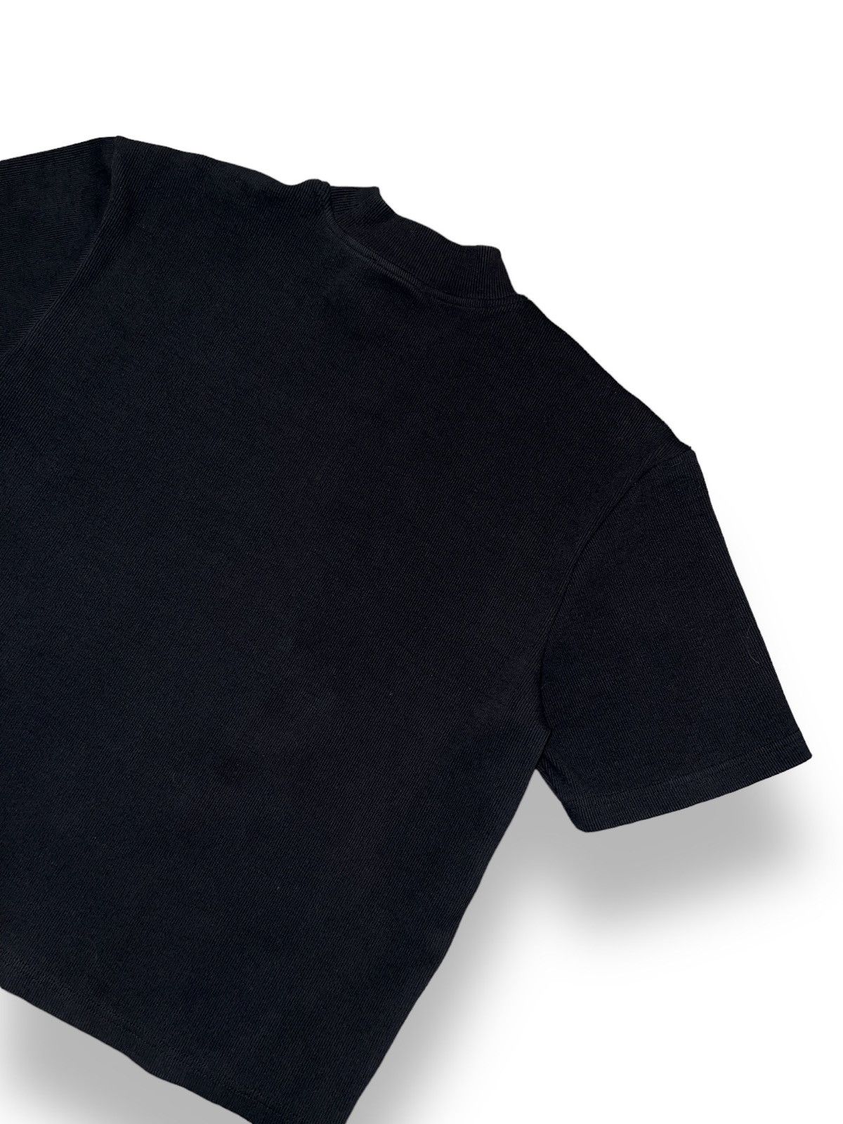 032c 032c Small Logo Black Mock Neck Thick Short SleeveT-Shirt Size US M / EU 48-50 / 2 - 10 Thumbnail