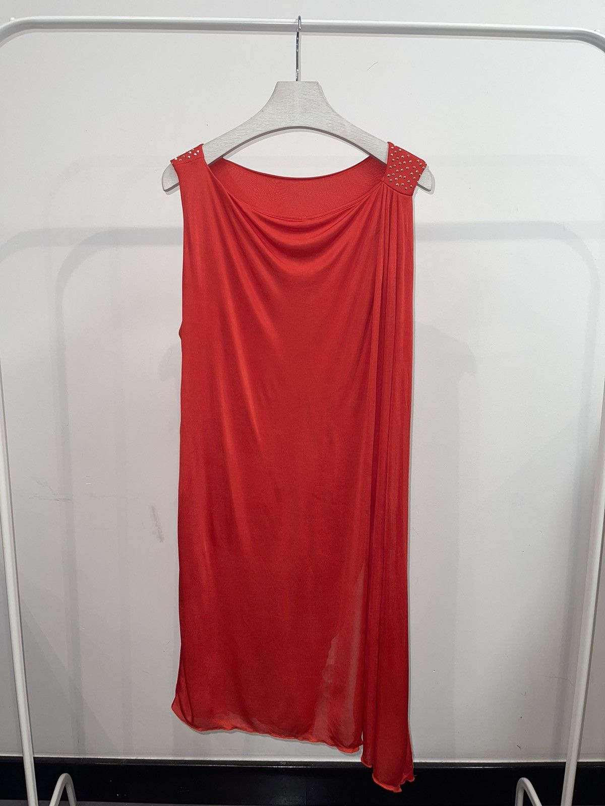 Versace Versace X H&M Red Mid Dress Size M / US 6-8 / IT 42-44 - 4 Thumbnail