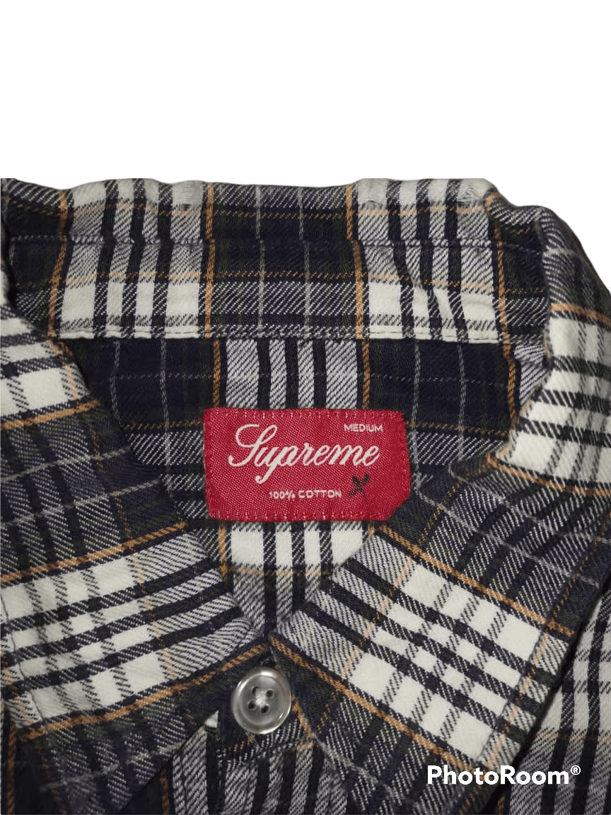 Supreme ✅ SEND OFFER!! 🔥 SUPREME FLANNEL LONG SLEEVE Size US M / EU 48-50 / 2 - 2 Thumbnail