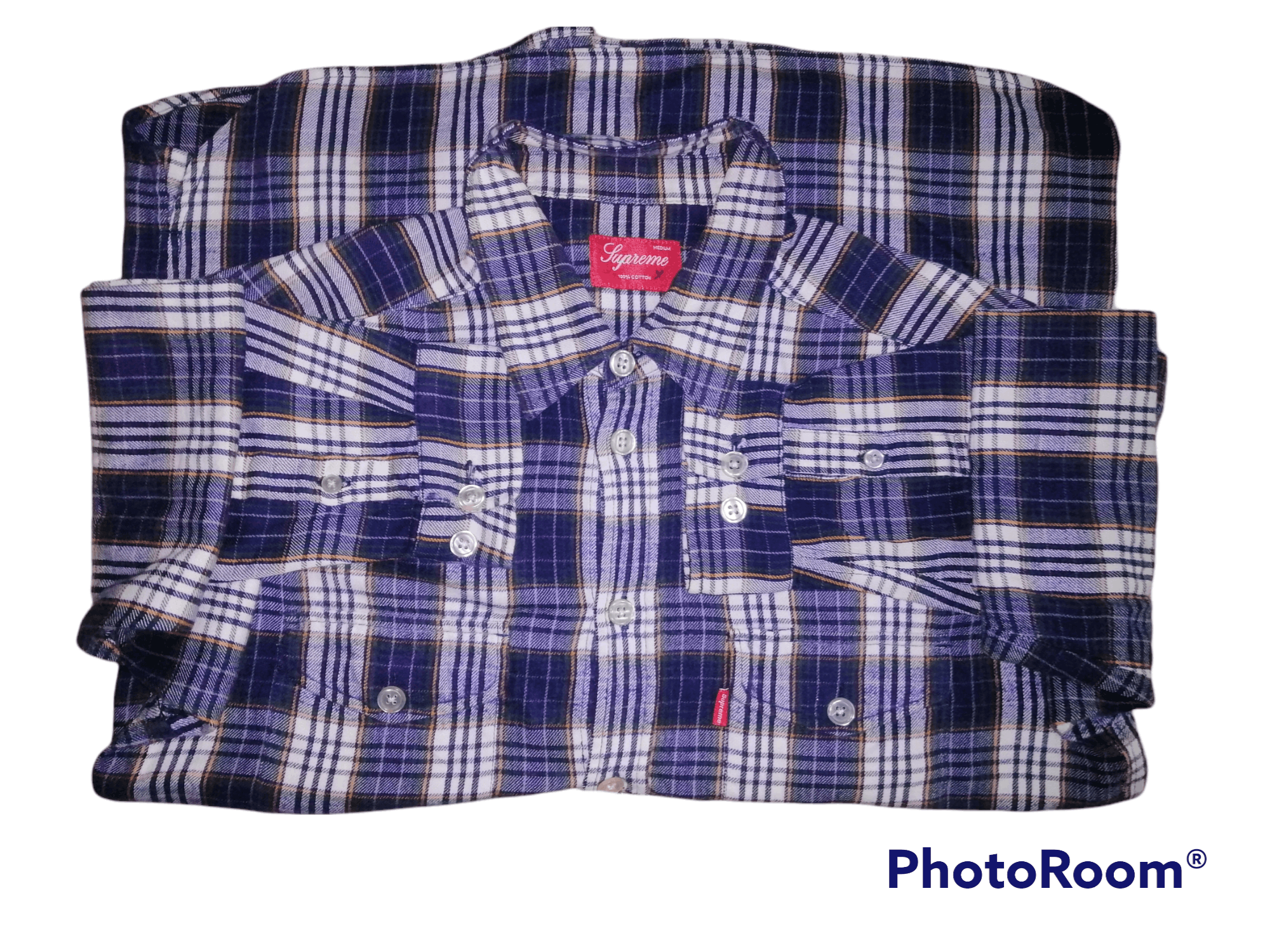 Supreme ✅ SEND OFFER!! 🔥 SUPREME FLANNEL LONG SLEEVE Size US M / EU 48-50 / 2 - 4 Thumbnail