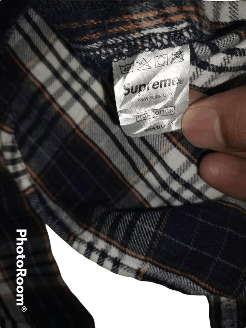 Supreme ✅ SEND OFFER!! 🔥 SUPREME FLANNEL LONG SLEEVE Size US M / EU 48-50 / 2 - 8 Thumbnail