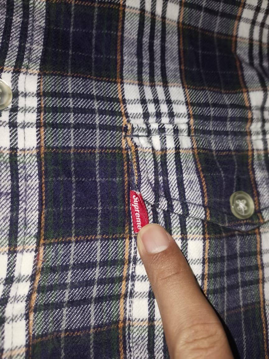 Supreme ✅ SEND OFFER!! 🔥 SUPREME FLANNEL LONG SLEEVE Size US M / EU 48-50 / 2 - 7 Thumbnail