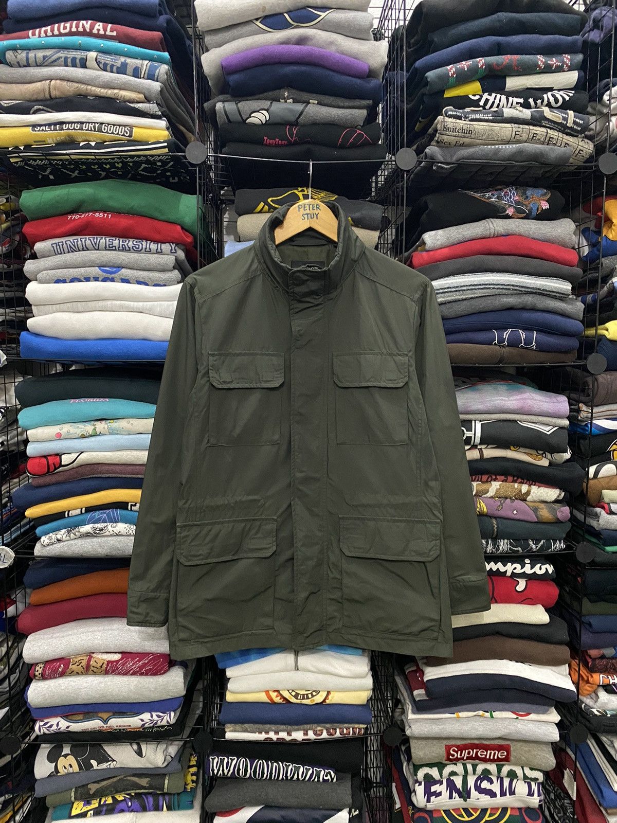 Uniqlo Uniqlo military jacket Grailed