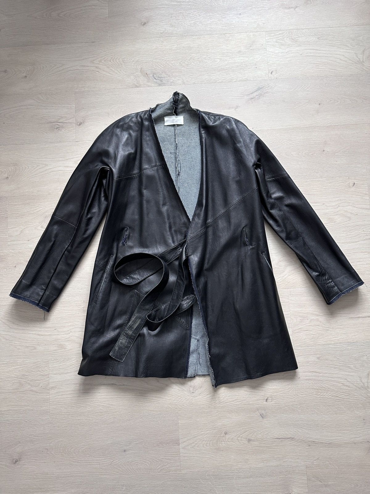 Maison Margiela Margiela fall 1999 leather blouse Size M / US 6-8 / IT 42-44 - 1 Thumbnail