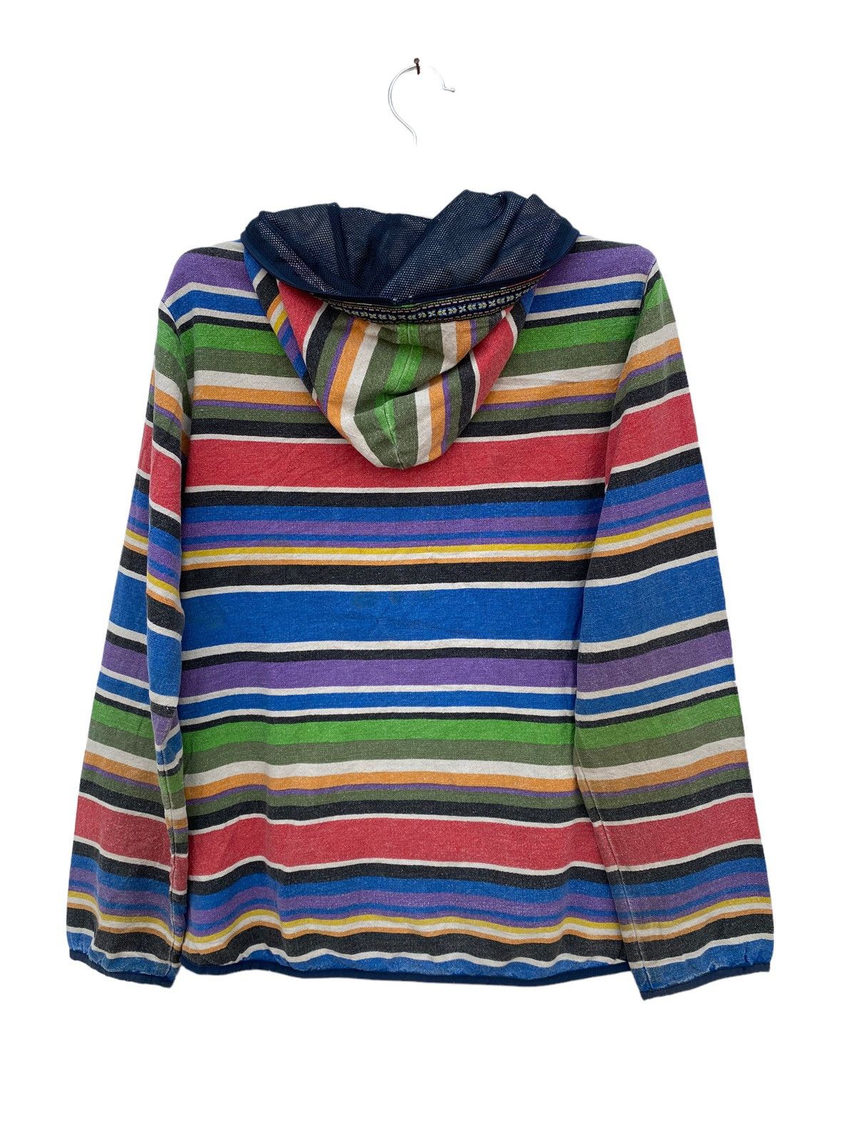 Japanese Brand × go slow caravan Go Slow Caravan Stripe Hooded Jacket Size US M / EU 48-50 / 2 - 2 Thumbnail