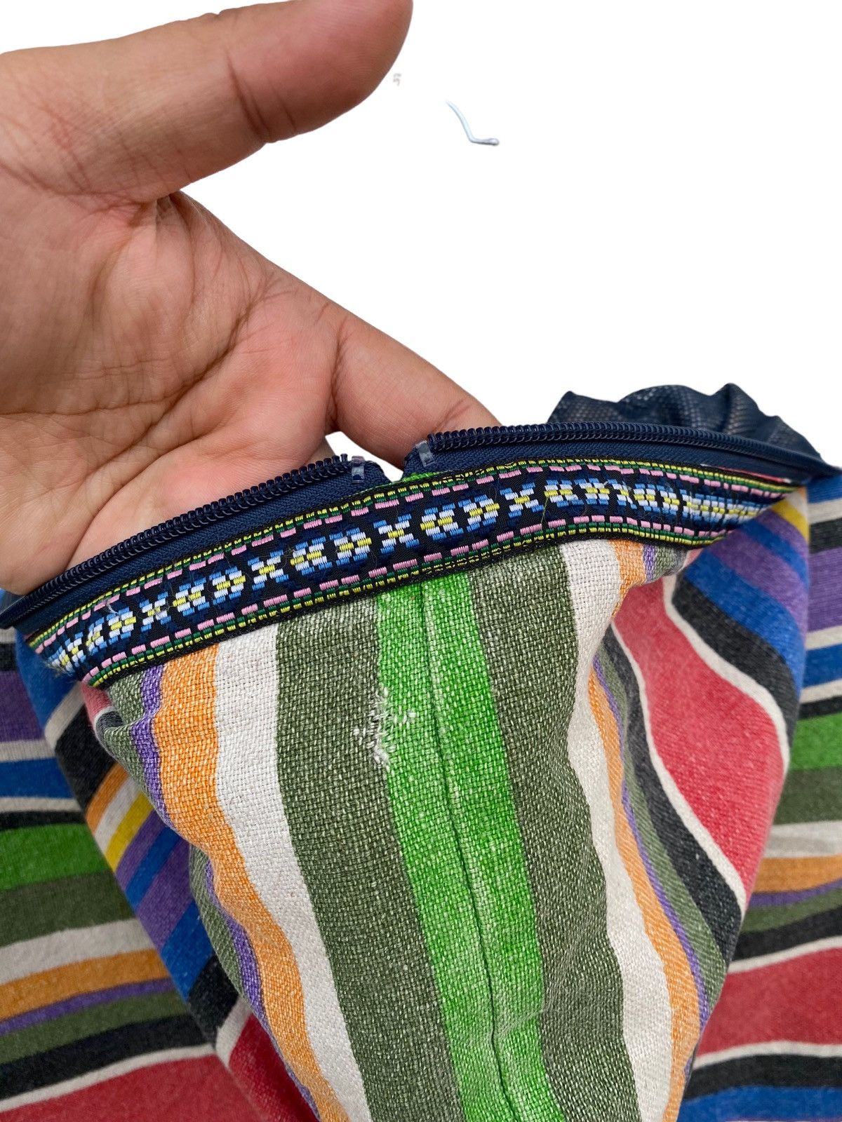 Japanese Brand × go slow caravan Go Slow Caravan Stripe Hooded Jacket Size US M / EU 48-50 / 2 - 6 Thumbnail