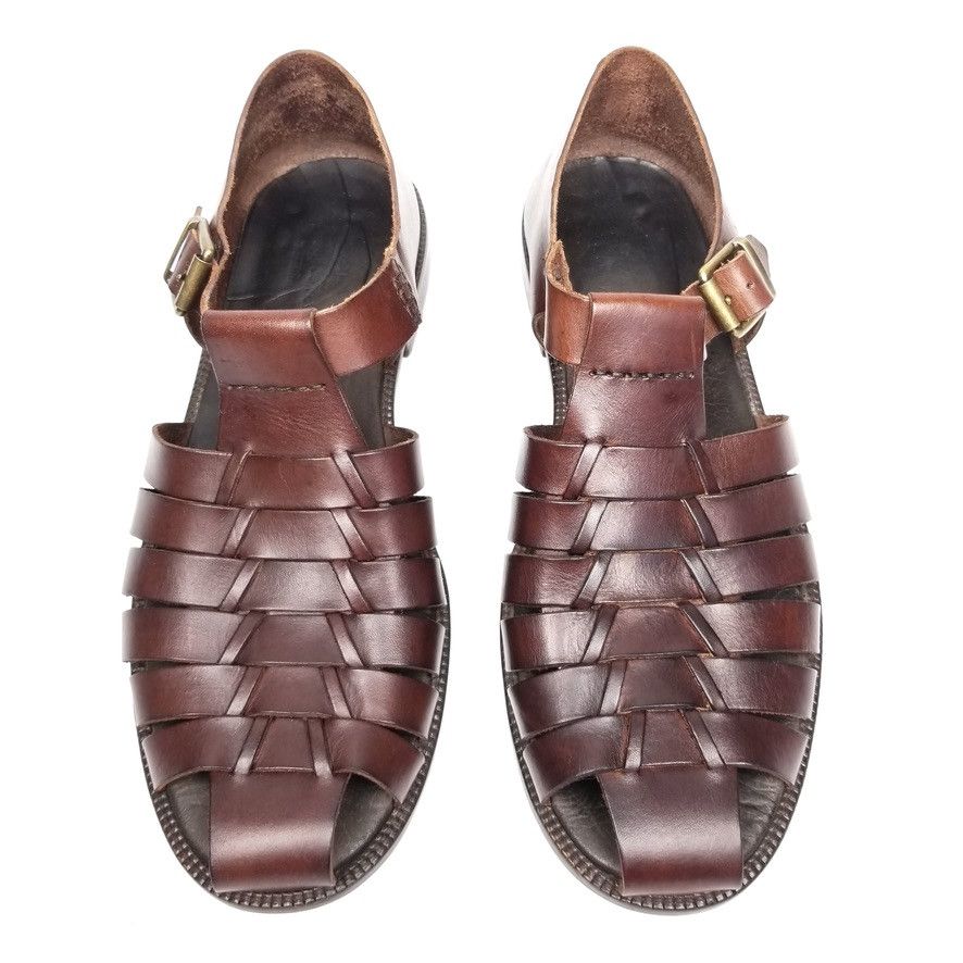 Tommy Bahama Tommy Bahama Espresso Leather Fisherman Sandals | Grailed