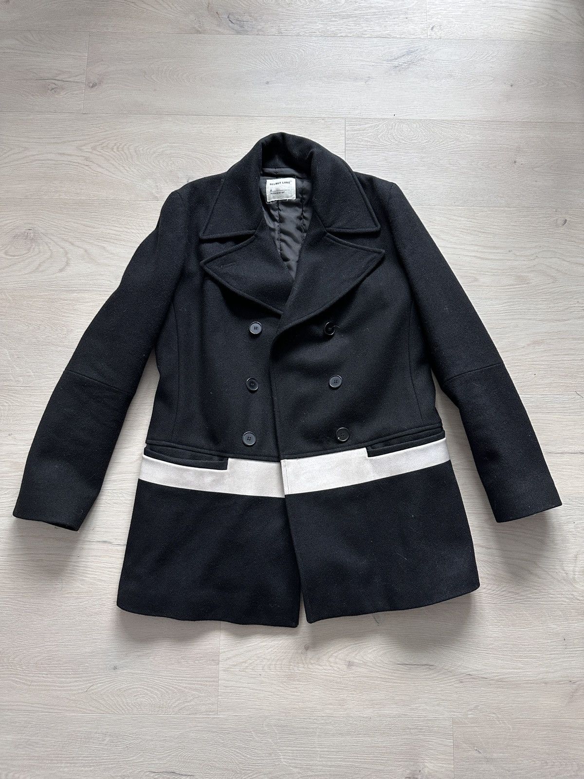 image of Helmut Lang 1997 Coat in Black, Women's (Size Medium)