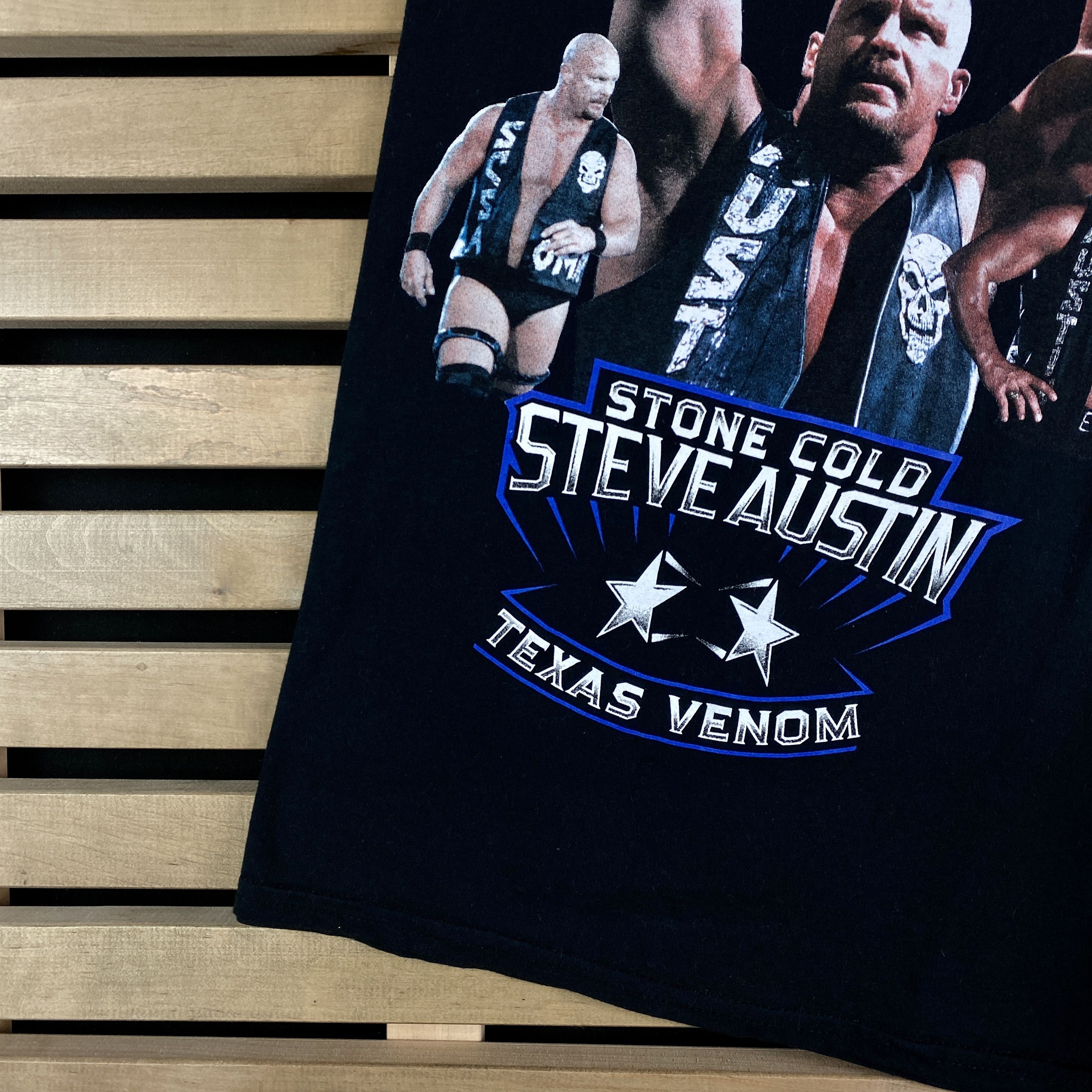 Vintage × WWE × WWF Mens Vintage T Shirt Stone Cold Steve Austin WWE Size L Size US L / EU 52-54 / 3 - 3 Thumbnail