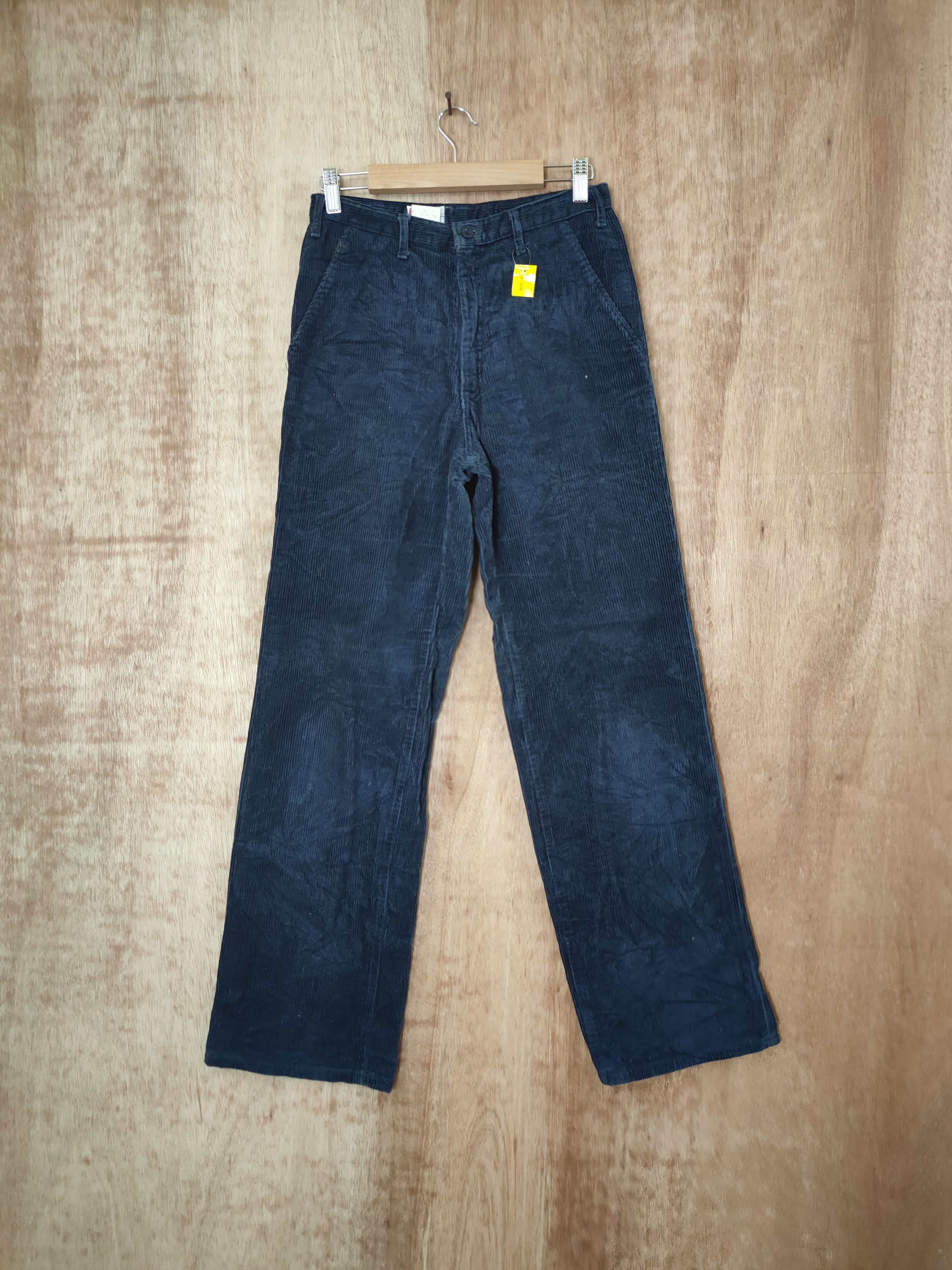 image of Half Vintage Corduroy Blue Pants 46-406, Men's (Size 29)